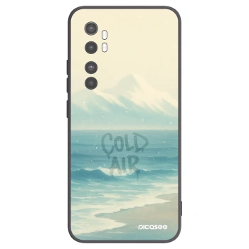 Picasee silikonowe czarne etui na Xiaomi Mi Note 10 Lite - COLD AIR