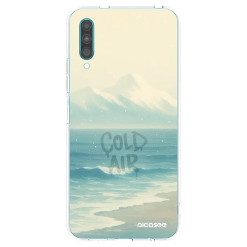 Picasee silikonowe przeźroczyste etui na Samsung Galaxy A30s A307F - COLD AIR