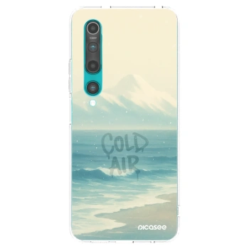 Picasee silikonowe przeźroczyste etui na Xiaomi Mi 10 - COLD AIR