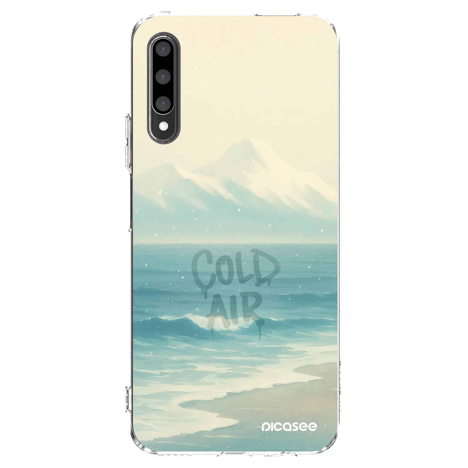 Picasee silikonowe przeźroczyste etui na Honor 9X Pro - COLD AIR