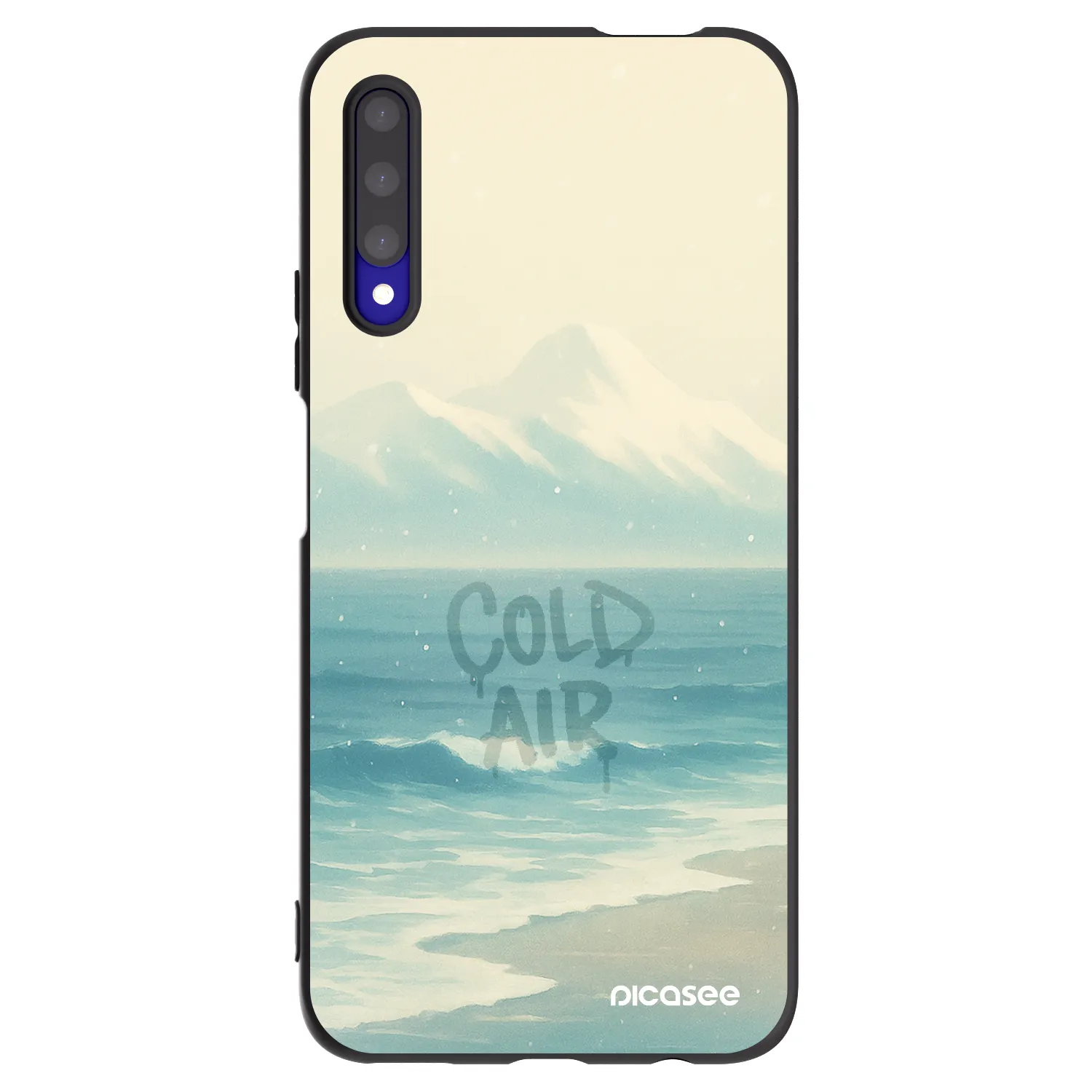 Picasee silikonowe czarne etui na Honor 9X Pro - COLD AIR
