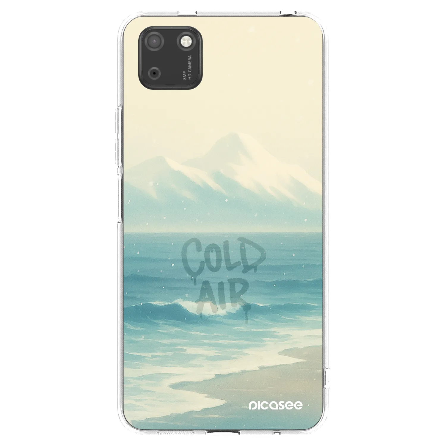 Picasee silikonowe przeźroczyste etui na Huawei Y5P - COLD AIR