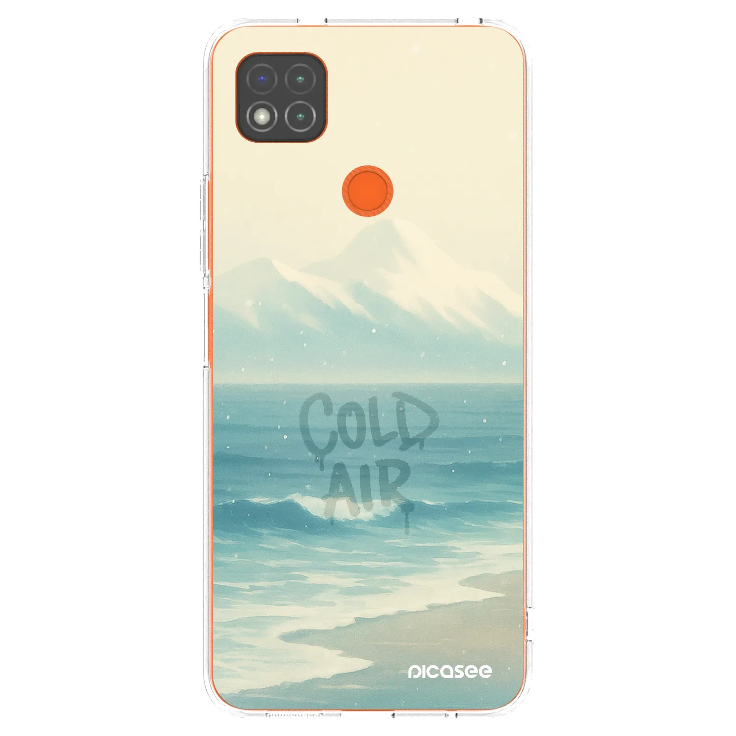 Picasee silikonowe przeźroczyste etui na Xiaomi Redmi 9C - COLD AIR