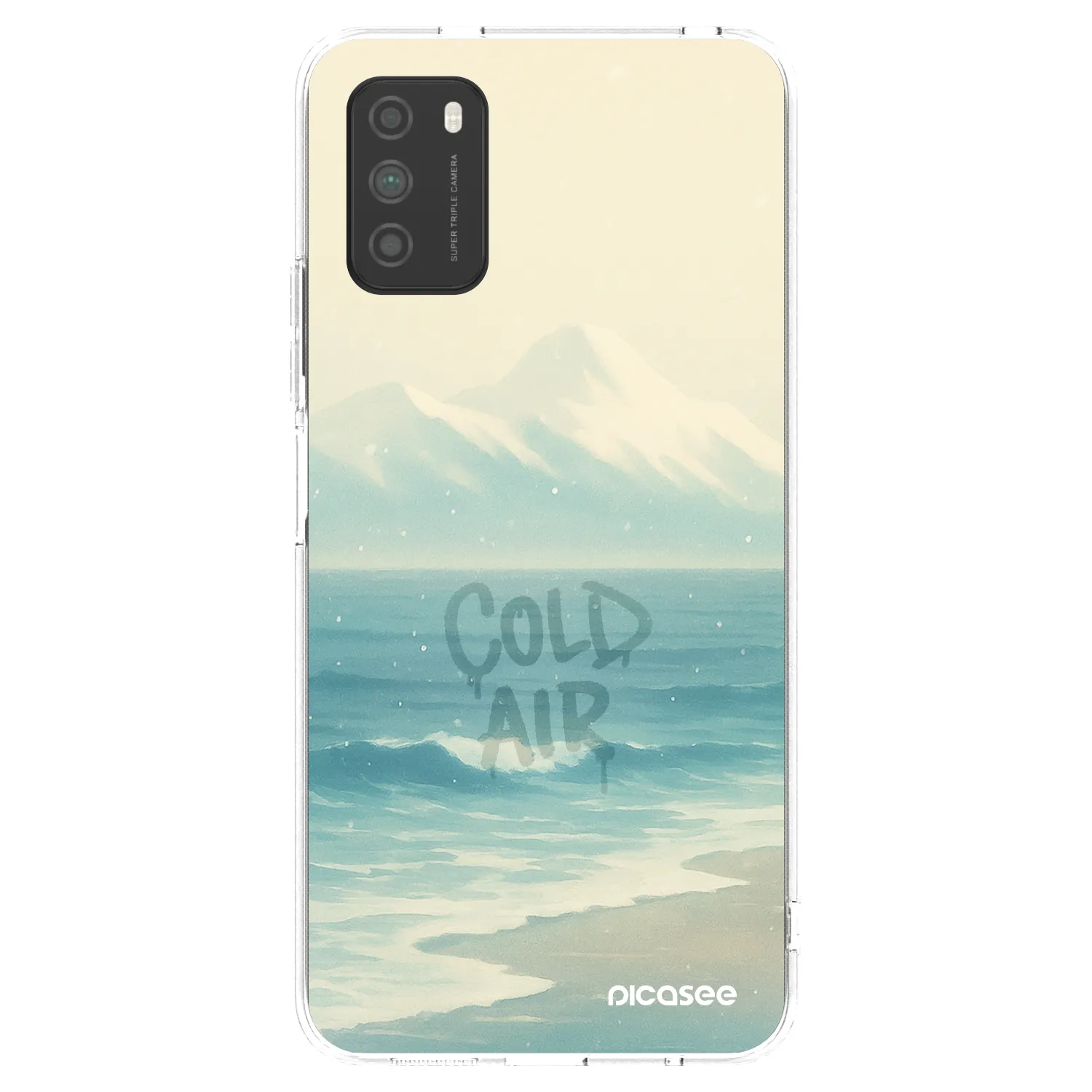 Picasee silikonowe przeźroczyste etui na Xiaomi Poco M3 - COLD AIR
