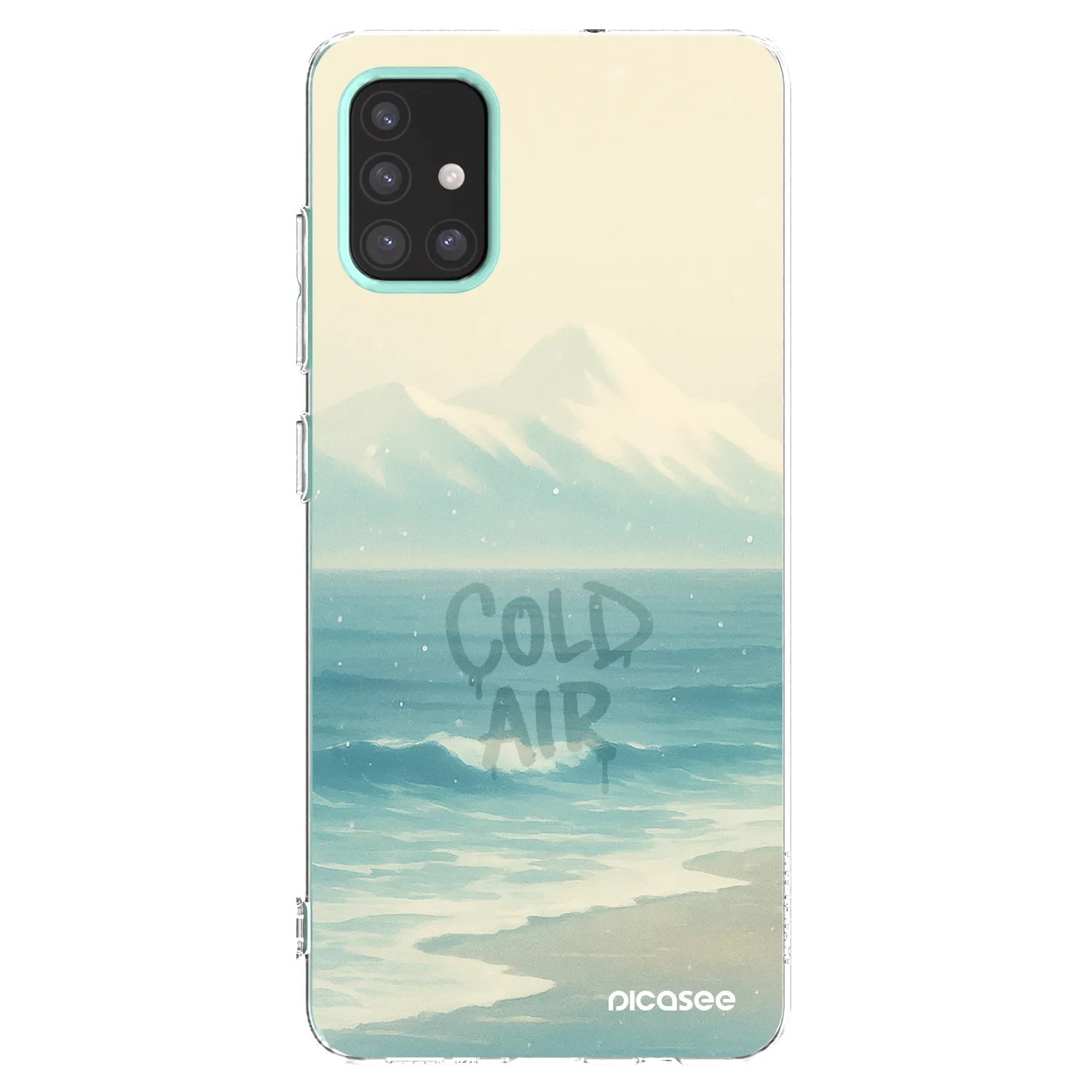 Picasee silikonowe przeźroczyste etui na Samsung Galaxy M31s - COLD AIR