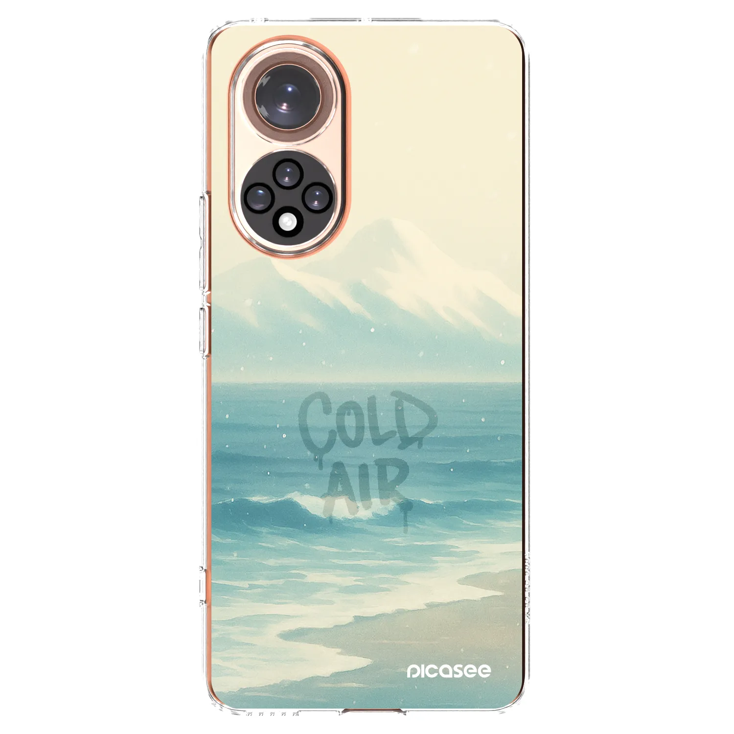 Picasee silikonowe przeźroczyste etui na Honor 50 5G - COLD AIR