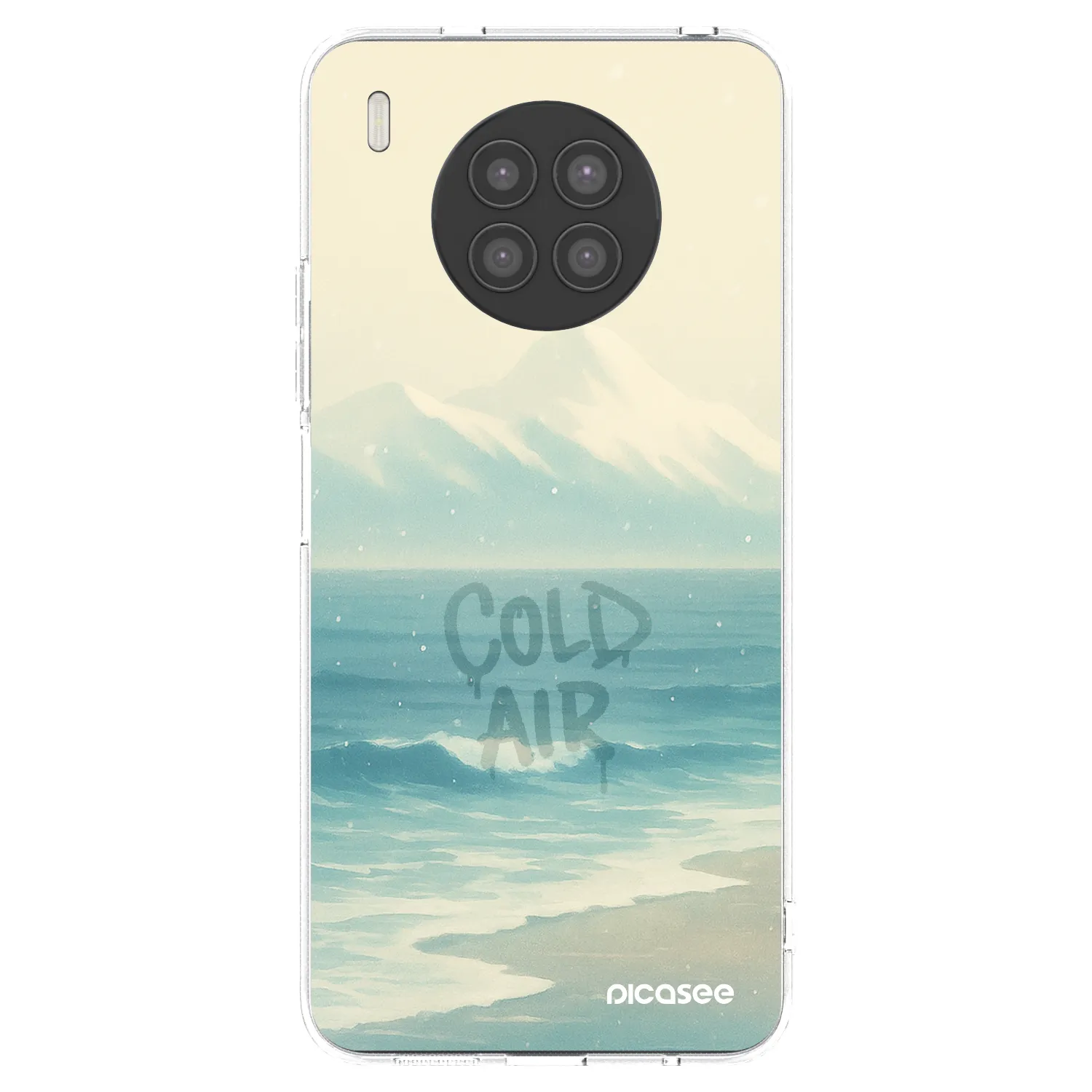 Picasee silikonowe przeźroczyste etui na Huawei Nova 8i - COLD AIR