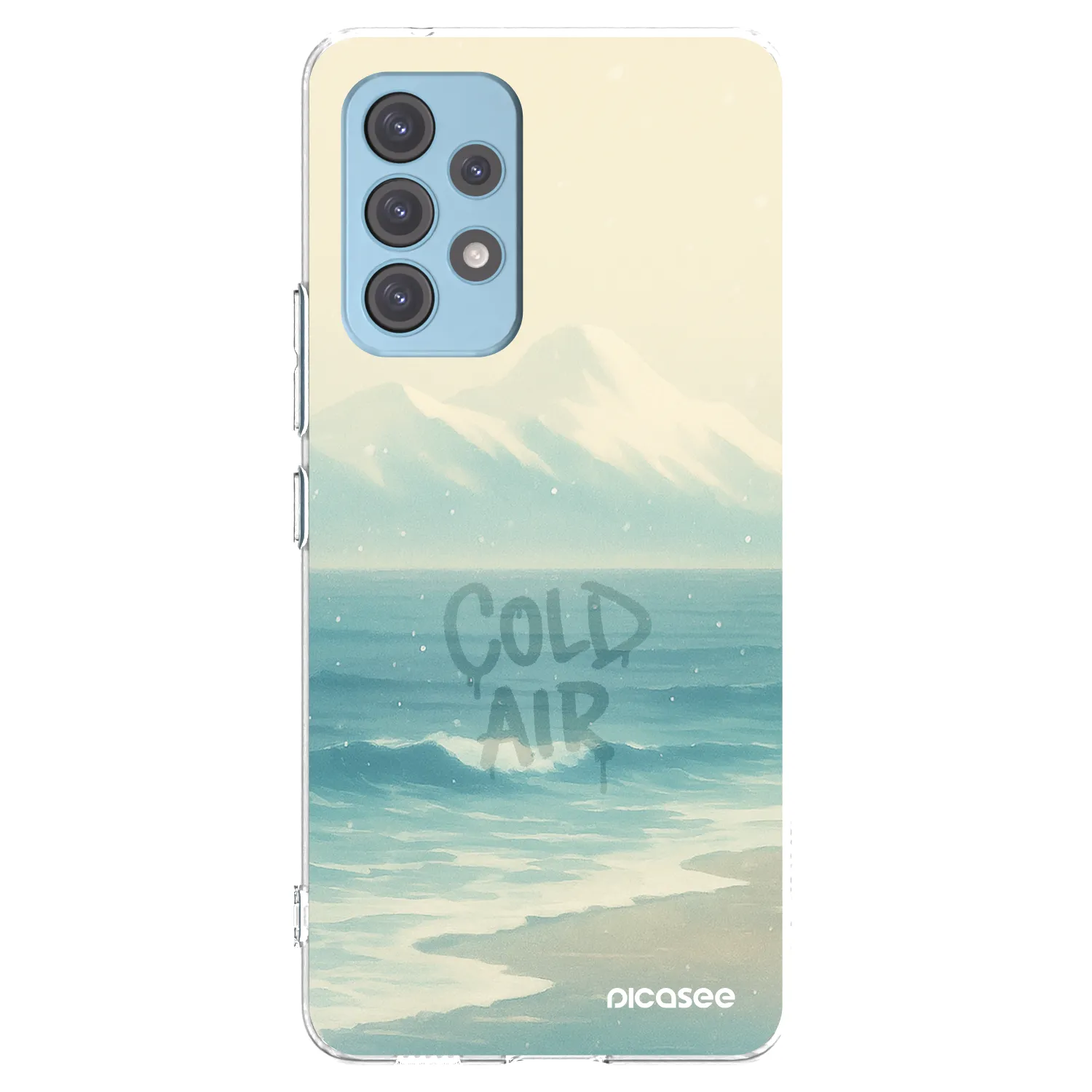 Picasee silikonowe przeźroczyste etui na Samsung Galaxy A53 5G A536 - COLD AIR