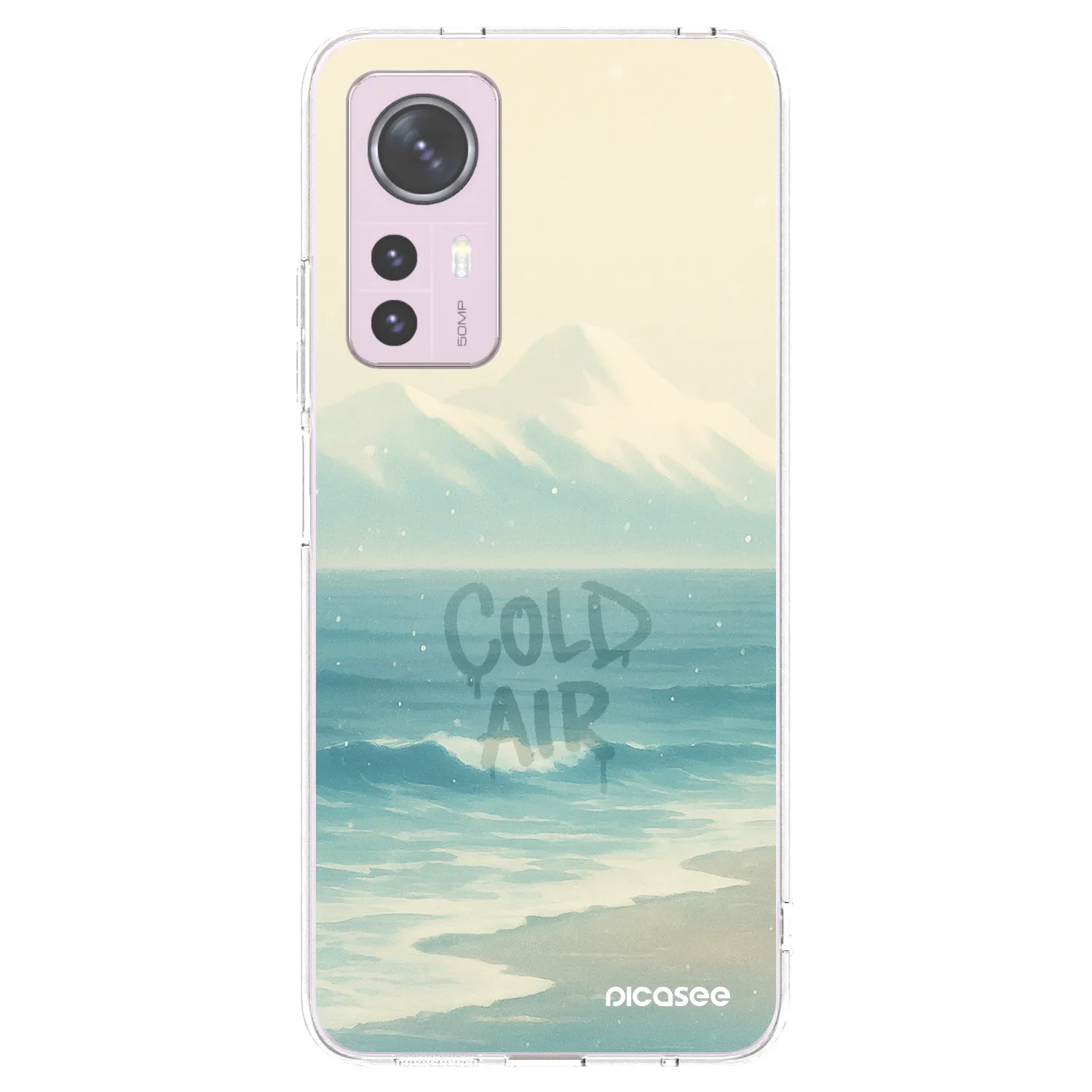 Picasee silikonowe przeźroczyste etui na Xiaomi 12 - COLD AIR