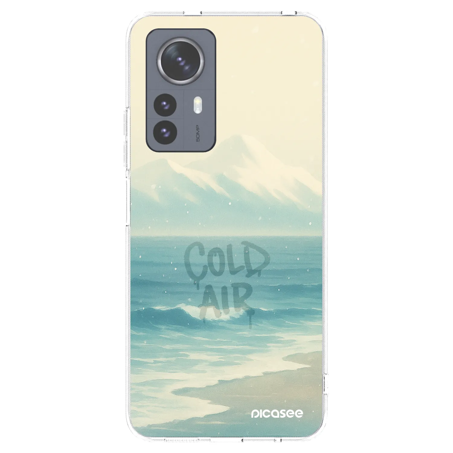 Picasee silikonowe przeźroczyste etui na Xiaomi 12 Pro - COLD AIR