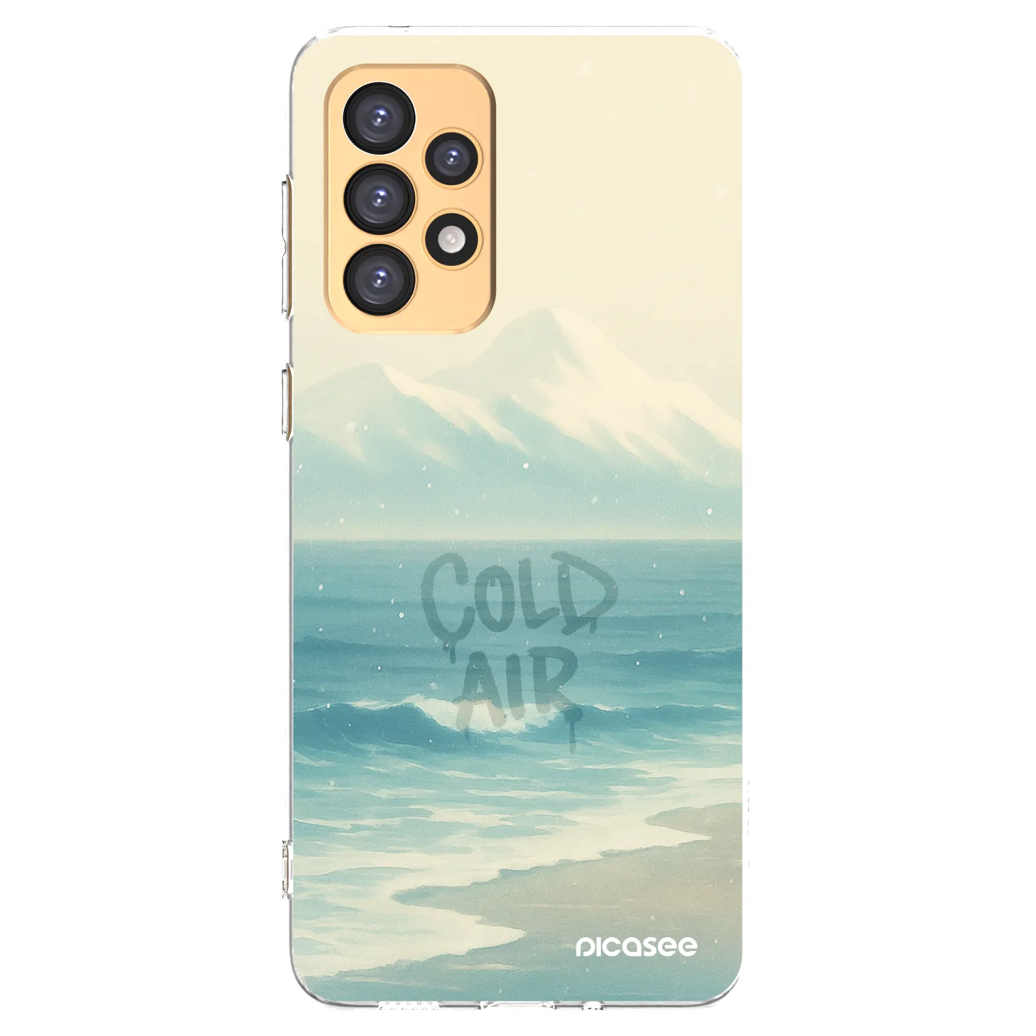 Picasee silikonowe przeźroczyste etui na Samsung Galaxy A33 5G A336 - COLD AIR