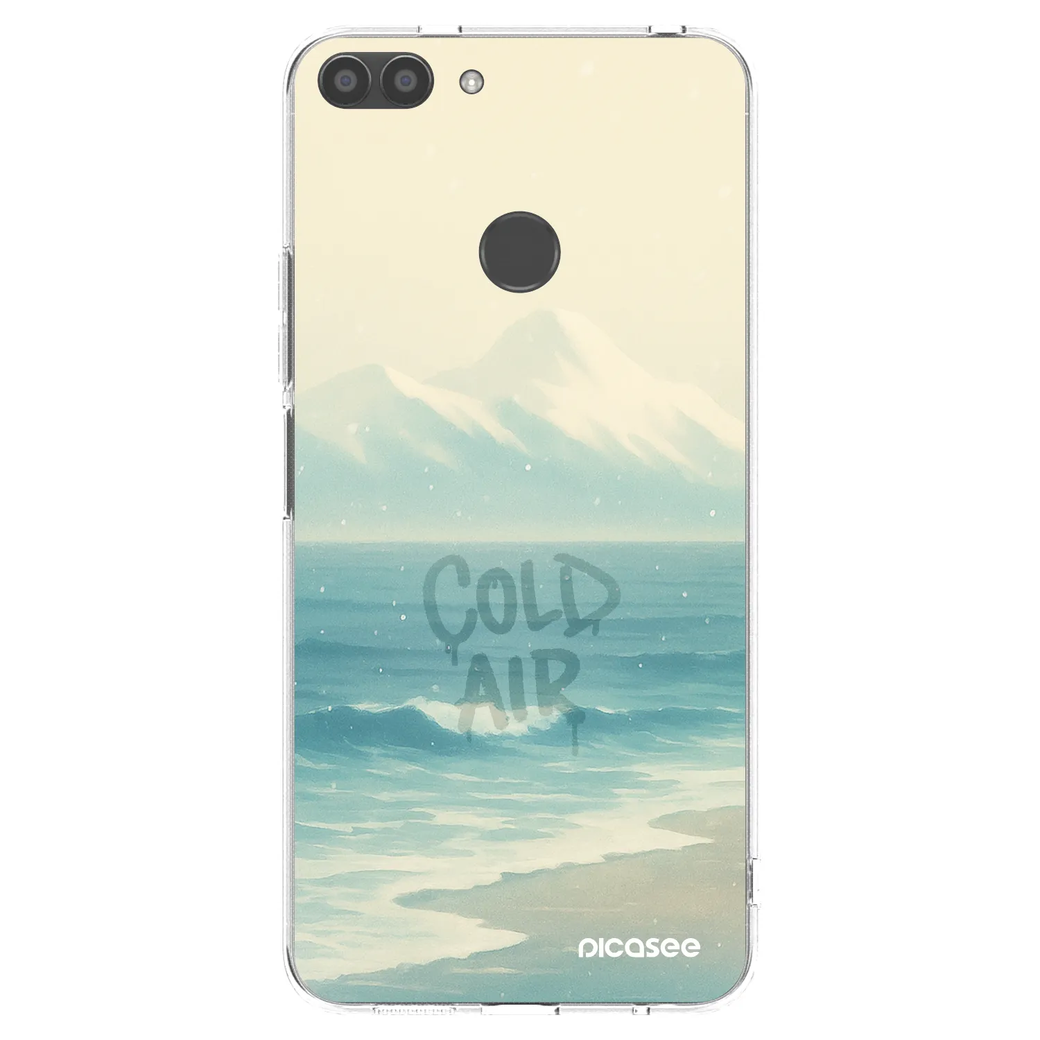 Picasee silikonowe przeźroczyste etui na Huawei P Smart - COLD AIR