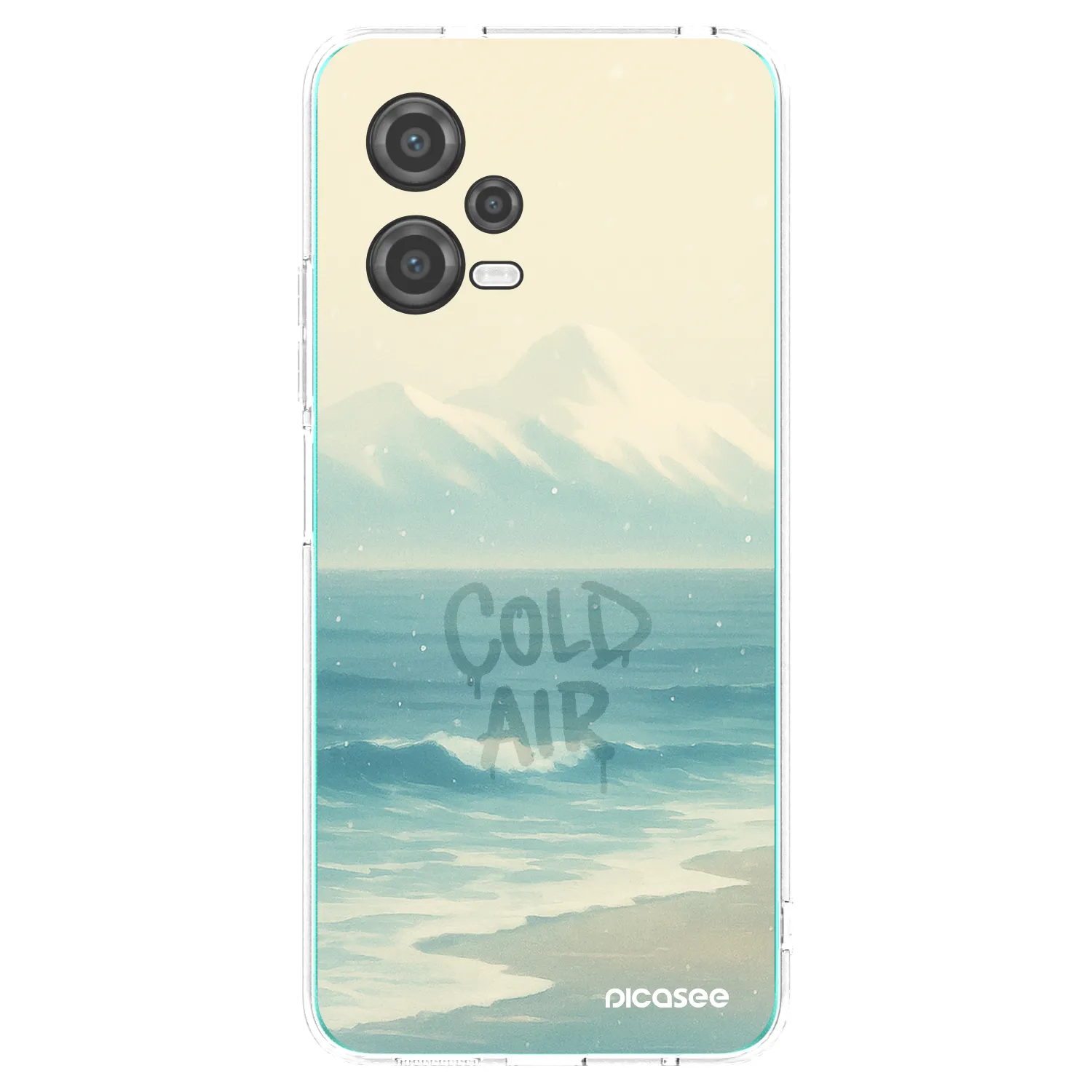 Picasee silikonowe przeźroczyste etui na Xiaomi Poco X5 - COLD AIR