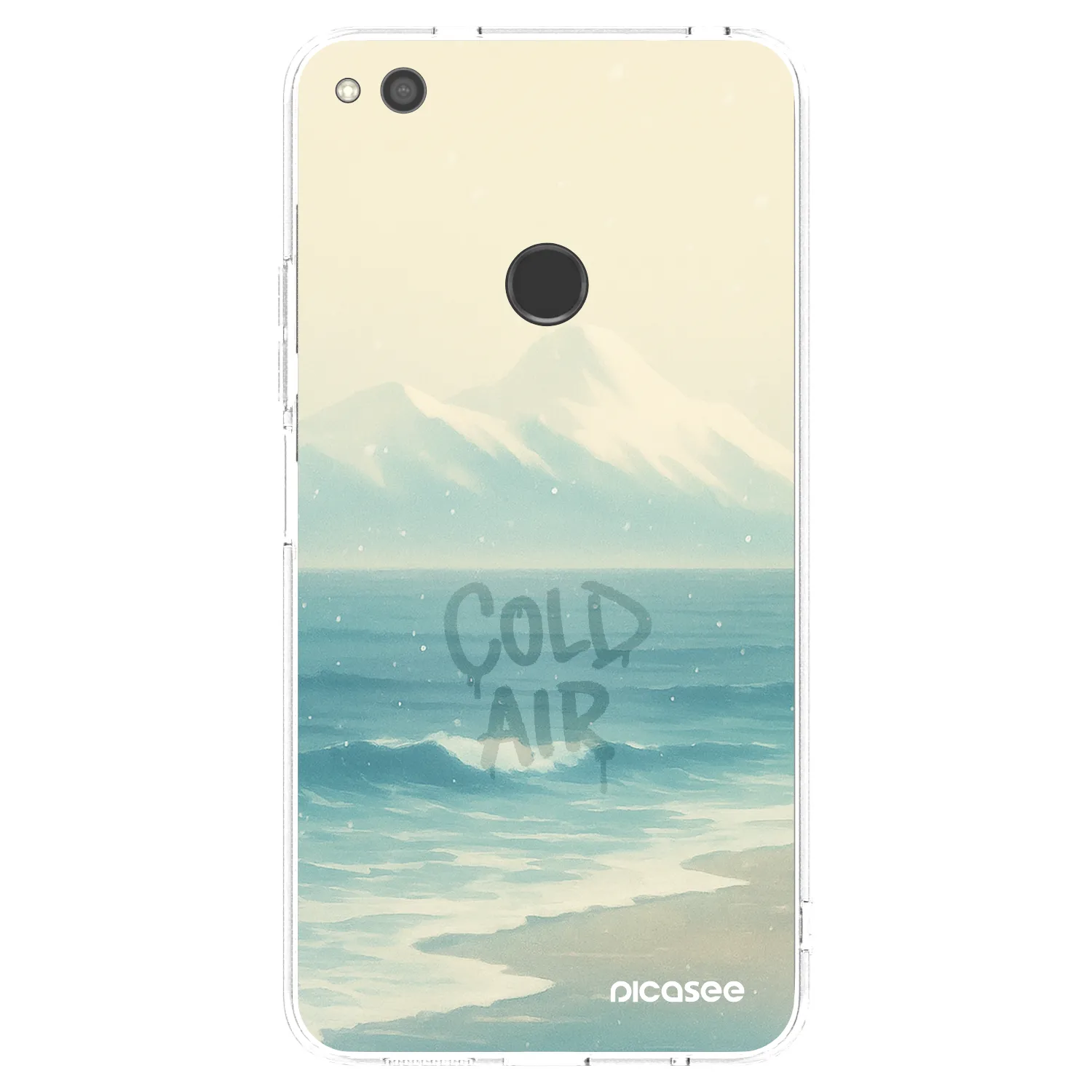 Picasee silikonowe przeźroczyste etui na Huawei P9 Lite 2017 - COLD AIR