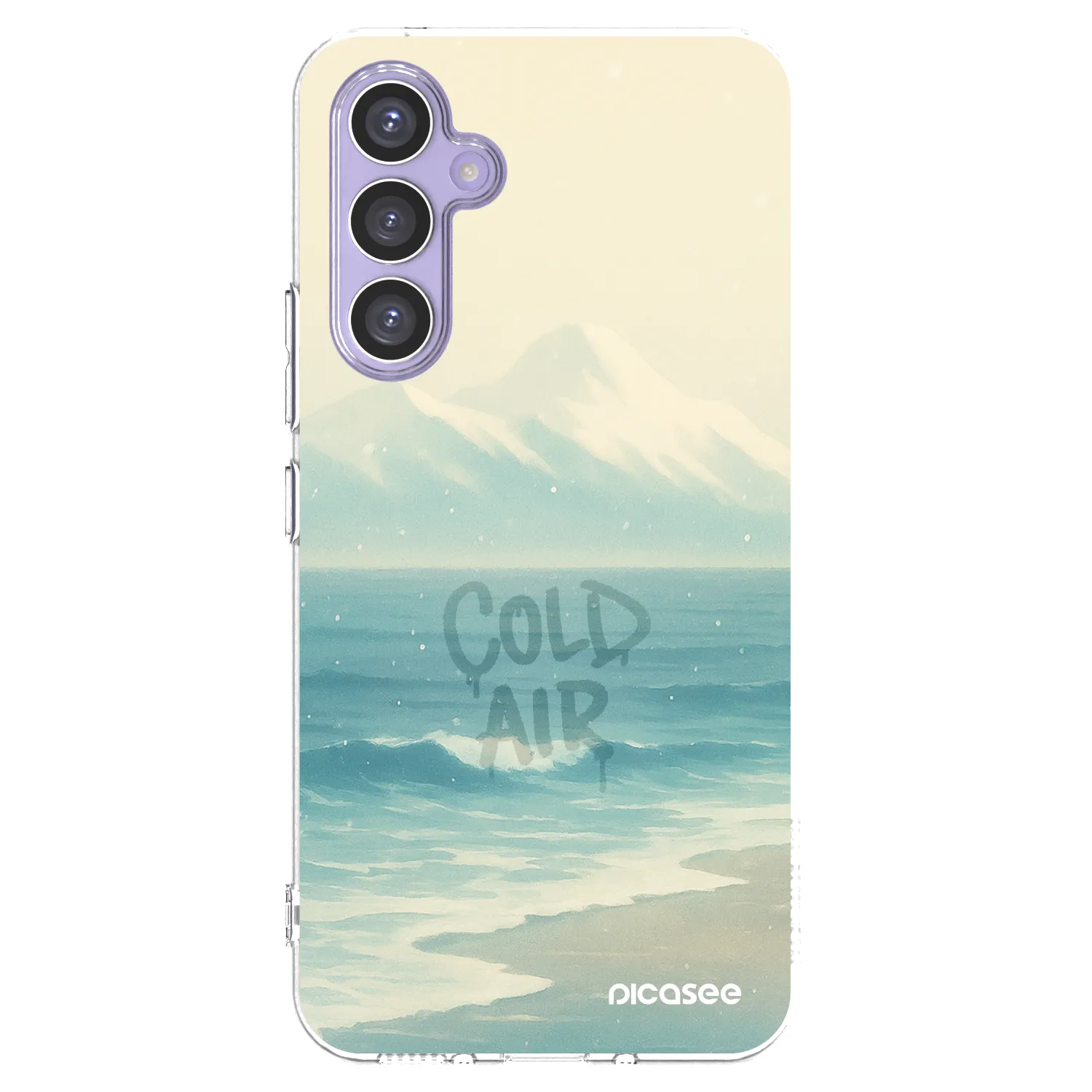 Picasee silikonowe przeźroczyste etui na Samsung Galaxy A54 5G A546B - COLD AIR