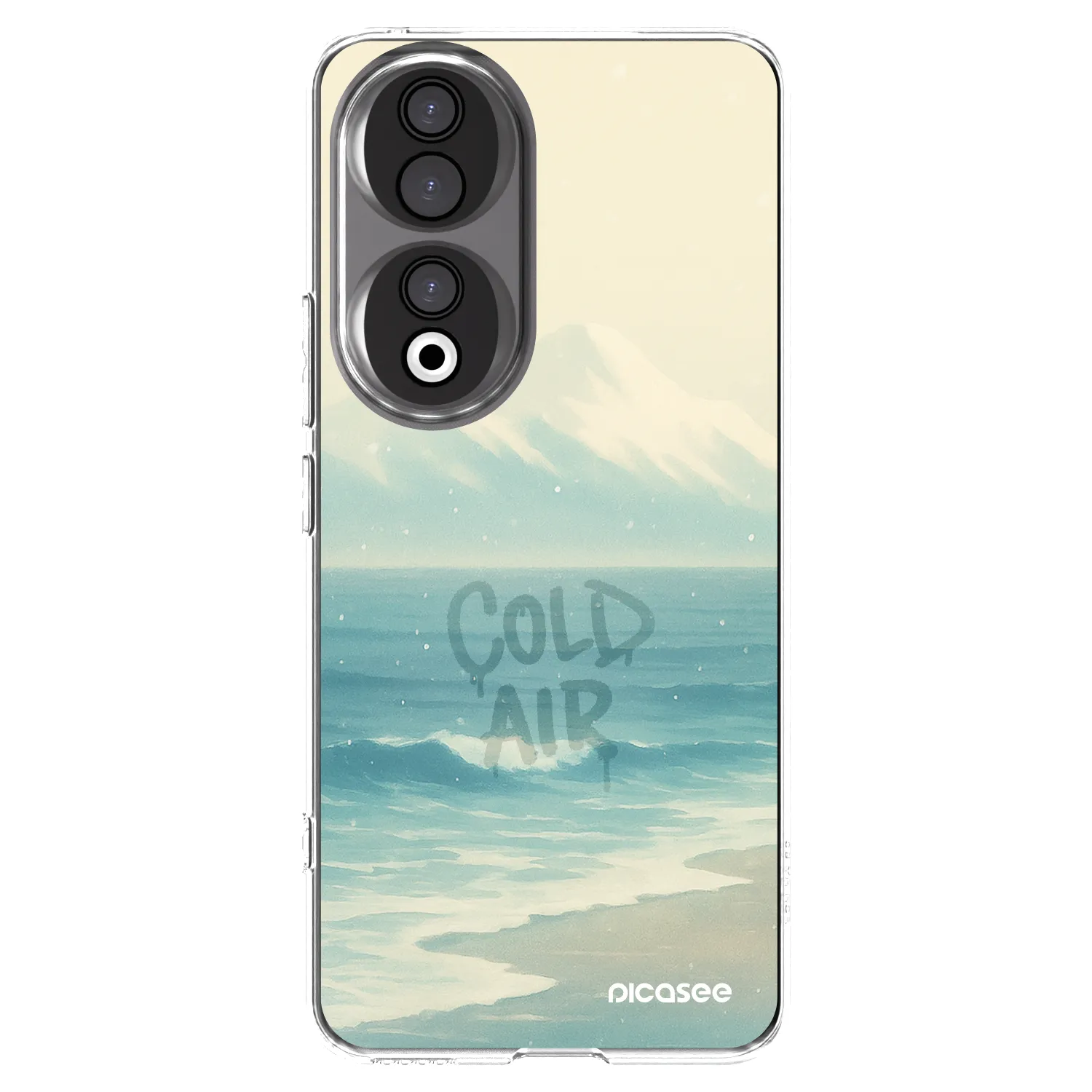 Picasee silikonowe przeźroczyste etui na Honor 90 5G - COLD AIR
