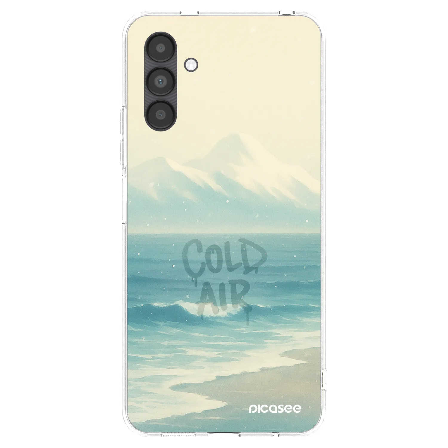 Picasee silikonowe przeźroczyste etui na Samsung Galaxy A04s A047F - COLD AIR
