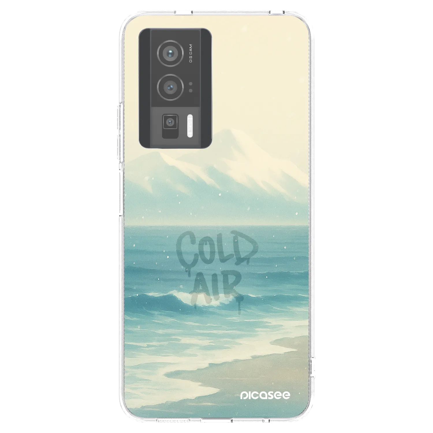 Picasee silikonowe przeźroczyste etui na Xiaomi Poco F5 Pro 5G - COLD AIR