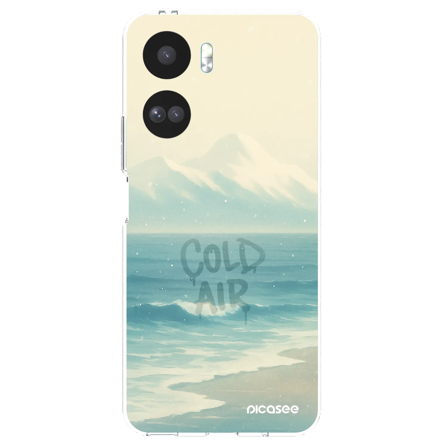 Picasee silikonowe przeźroczyste etui na Honor 90 Lite 5G - COLD AIR