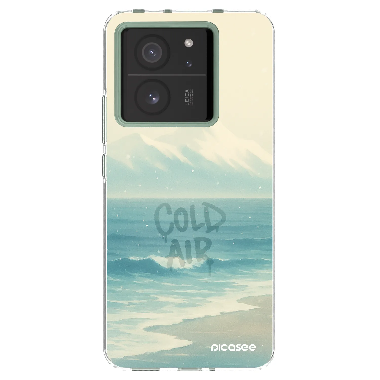Picasee silikonowe przeźroczyste etui na Xiaomi 13T - COLD AIR