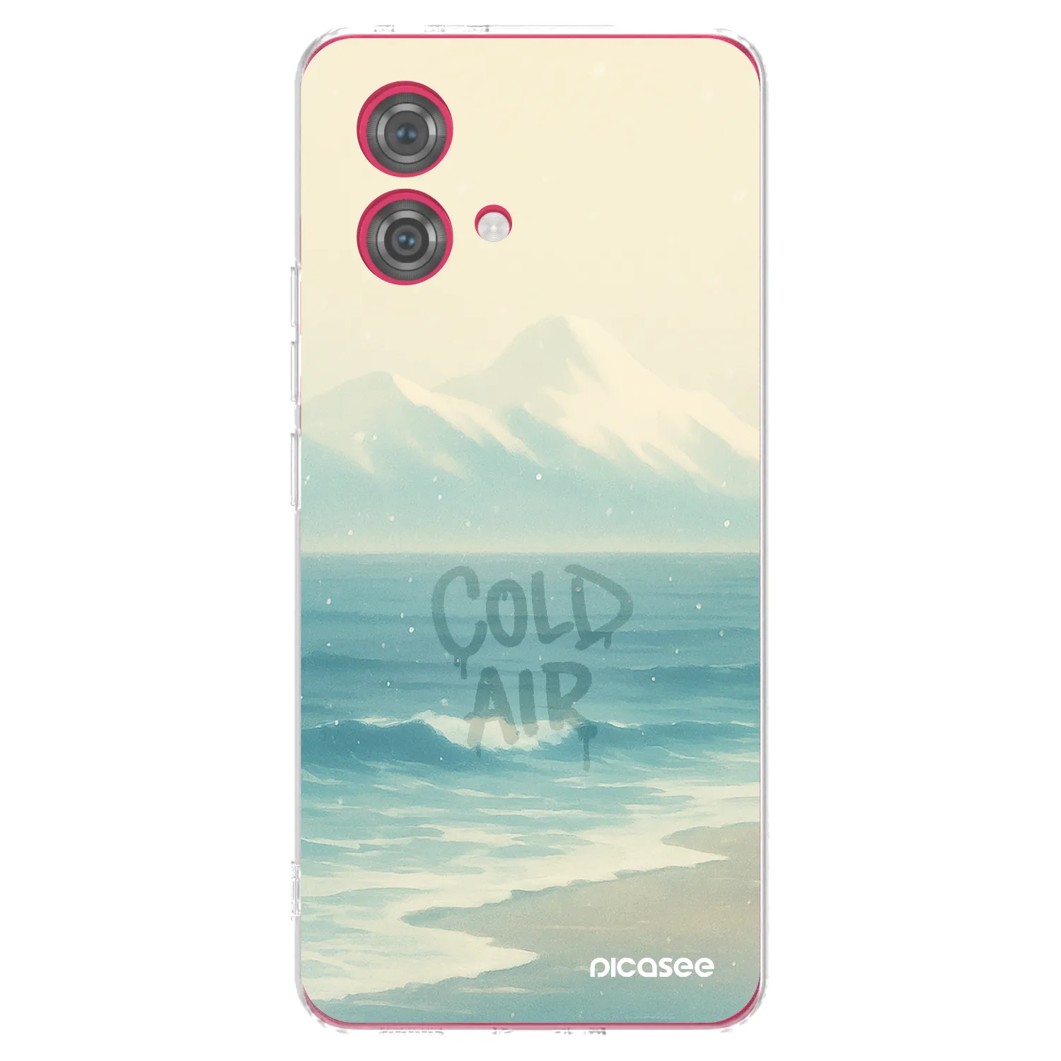 Picasee silikonowe przeźroczyste etui na Motorola Moto G84 5G - COLD AIR
