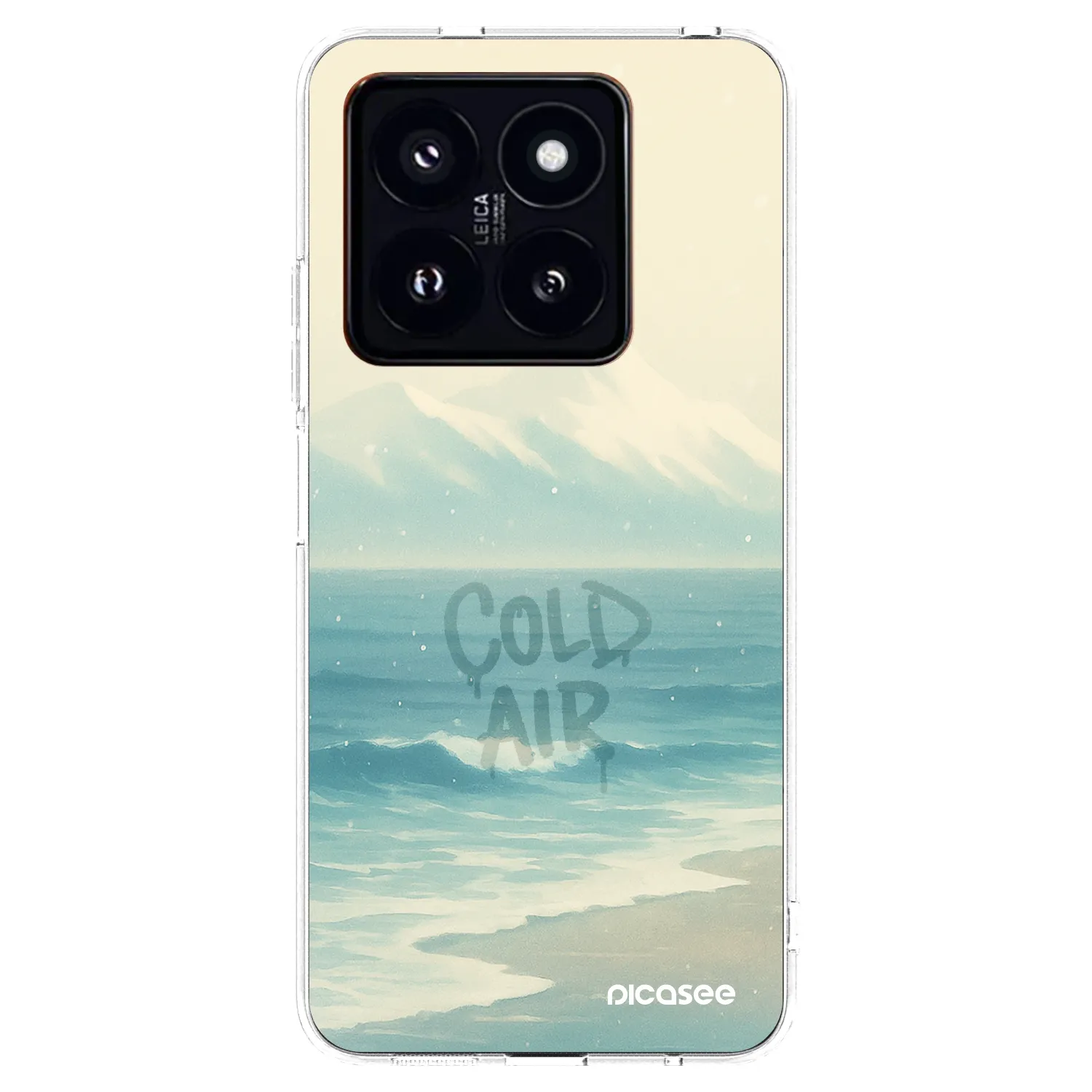 Picasee silikonowe przeźroczyste etui na Xiaomi 14 Pro - COLD AIR