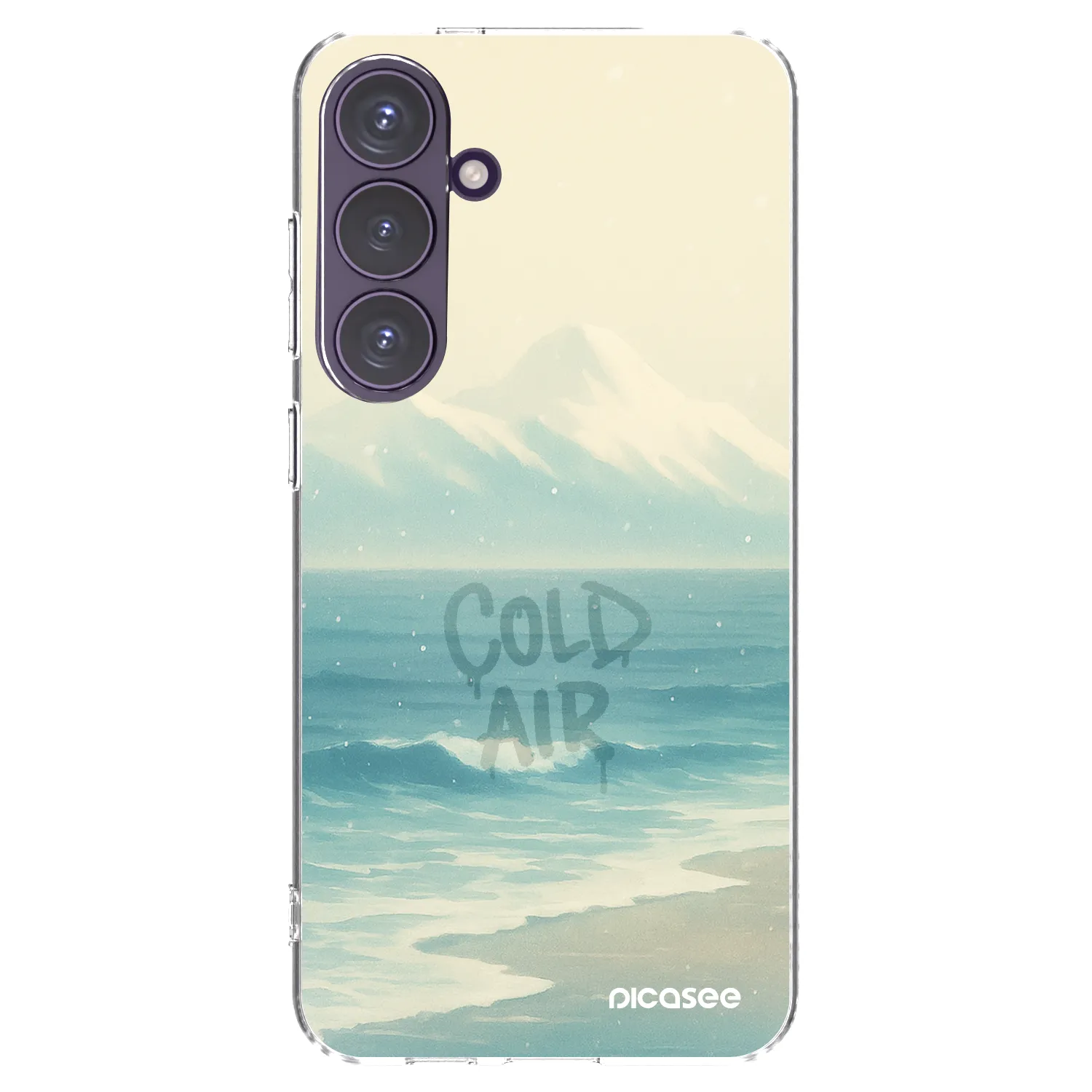 Picasee silikonowe przeźroczyste etui na Samsung Galaxy S24+ S926B 5G - COLD AIR