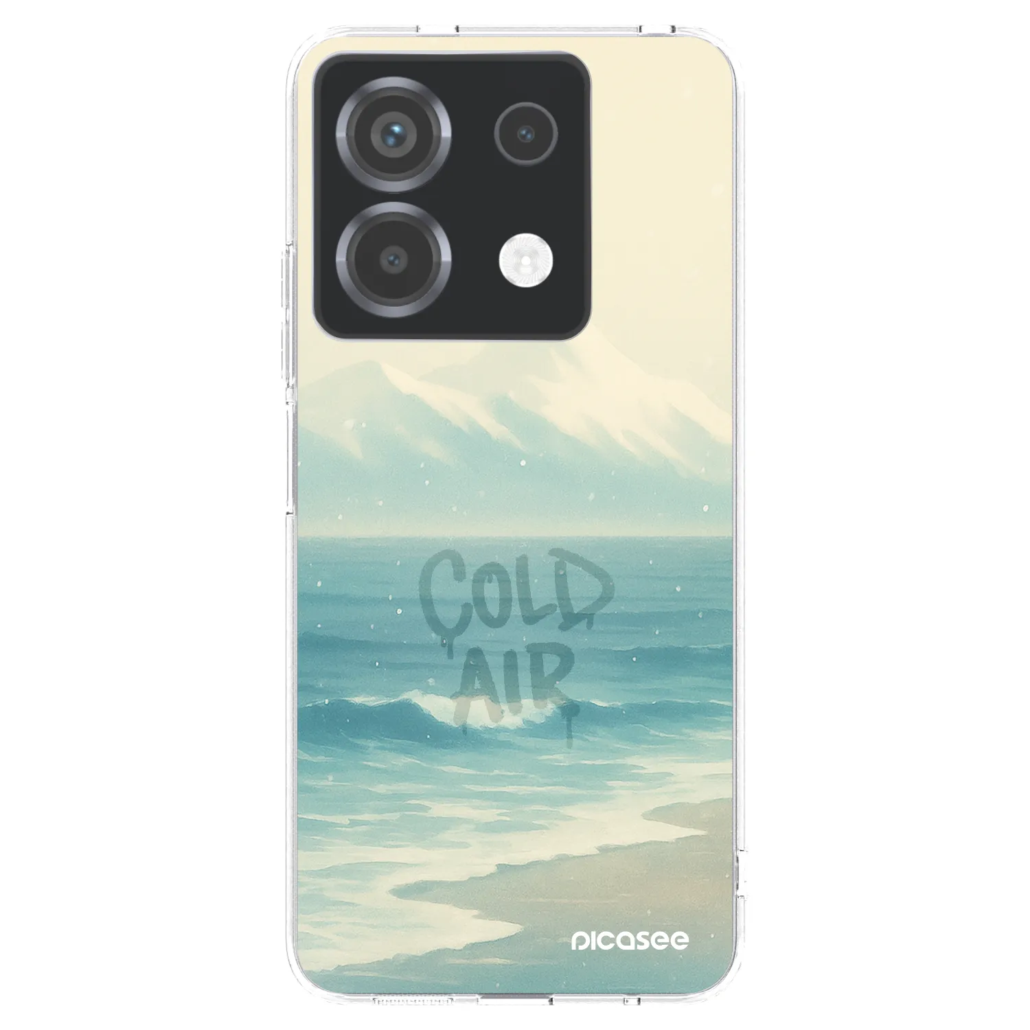 Picasee silikonowe przeźroczyste etui na Xiaomi Poco X6 - COLD AIR