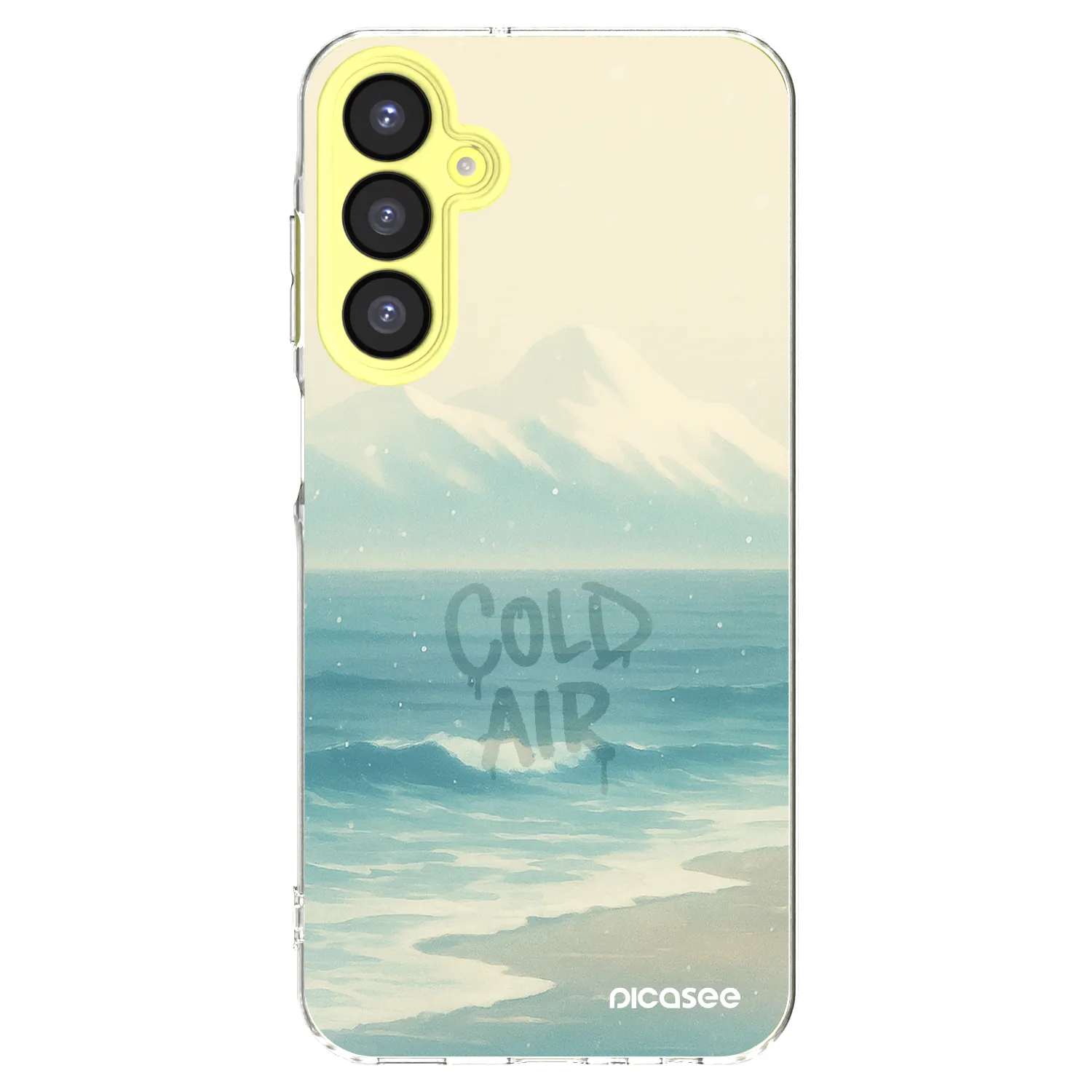 Picasee silikonowe przeźroczyste etui na Samsung Galaxy A25 A256B 5G - COLD AIR