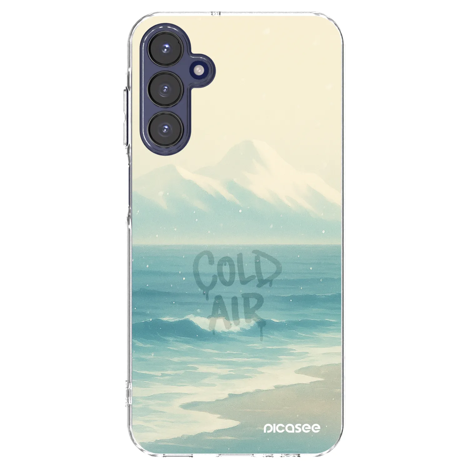 Picasee silikonowe przeźroczyste etui na Samsung Galaxy A15 A155F 4G - COLD AIR