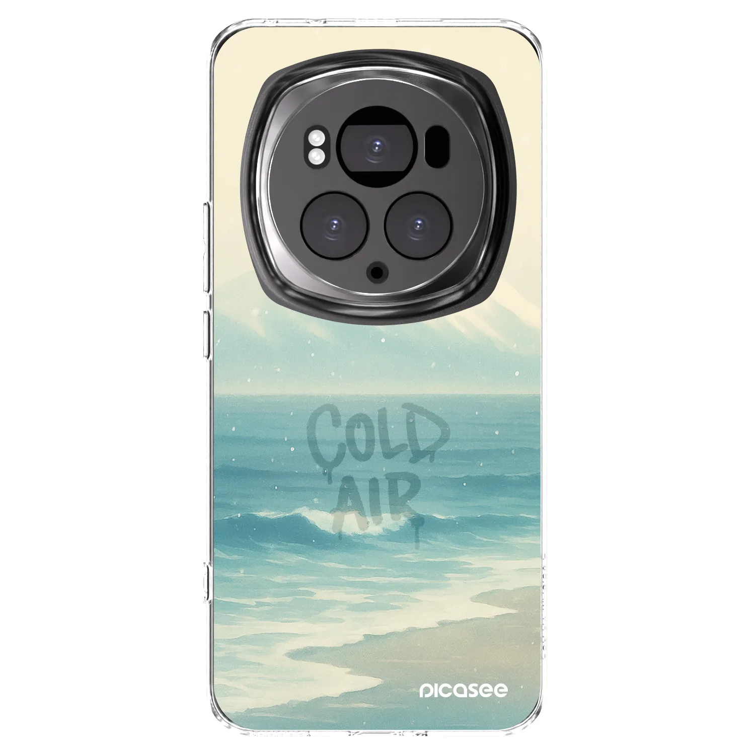 Picasee silikonowe przeźroczyste etui na Honor Magic6 Pro - COLD AIR