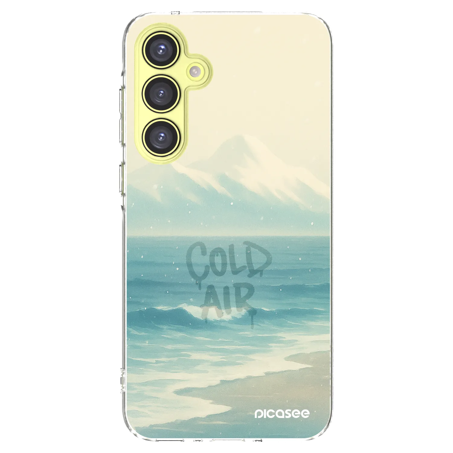 Picasee silikonowe przeźroczyste etui na Samsung Galaxy A35 5G A356B - COLD AIR