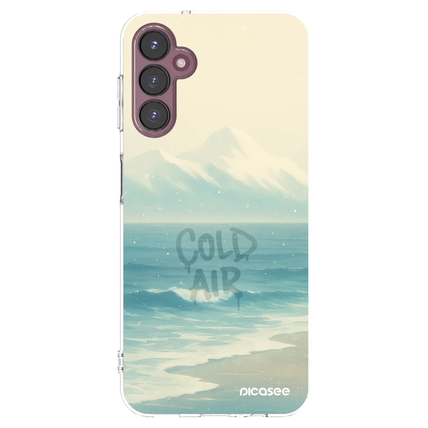 Picasee silikonowe przeźroczyste etui na Samsung Galaxy A05s A057G - COLD AIR