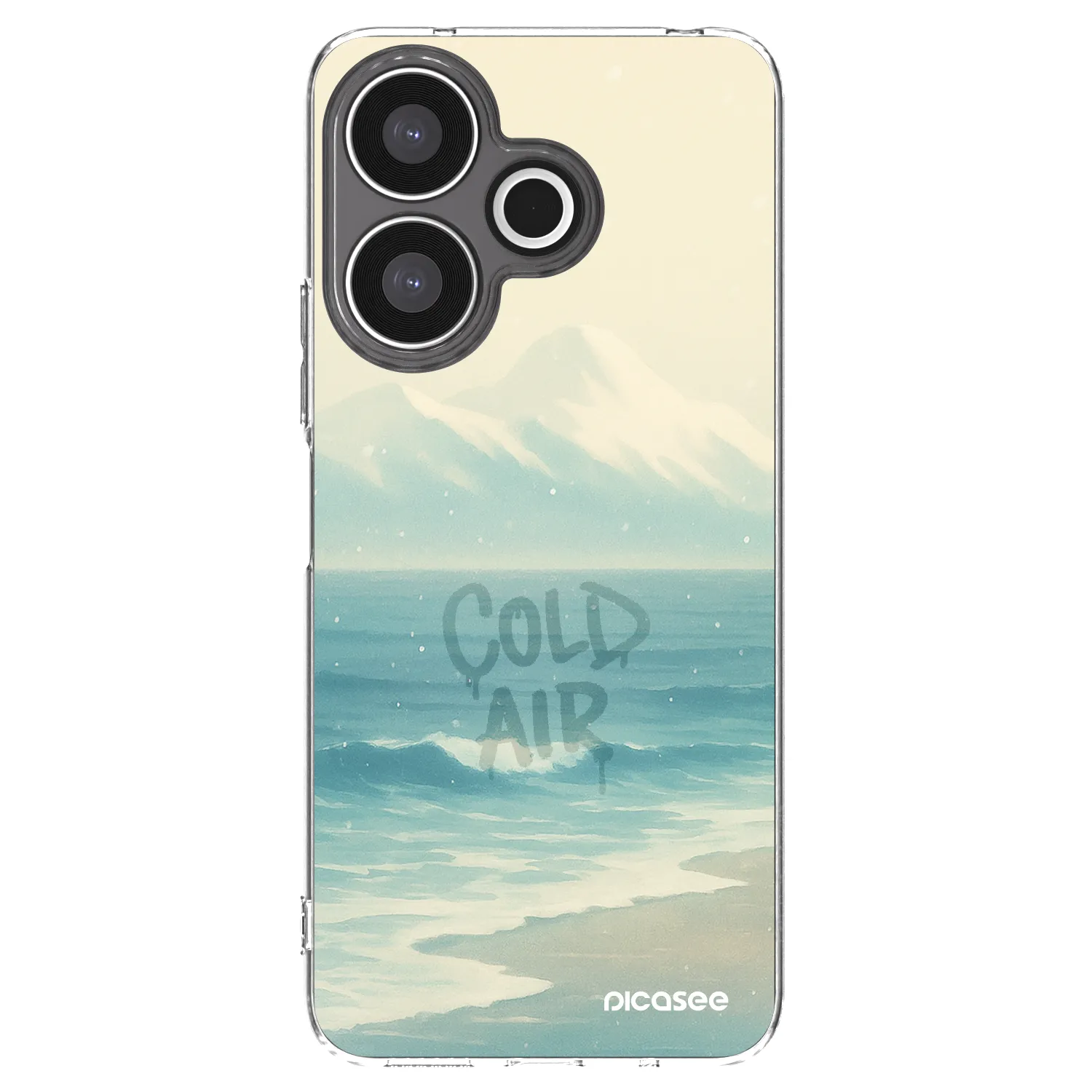 Picasee silikonowe przeźroczyste etui na Xiaomi Redmi 13 4G - COLD AIR