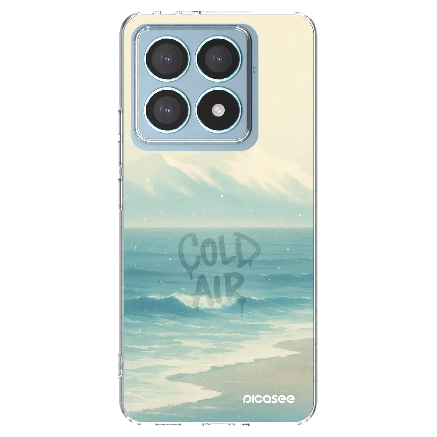 Picasee silikonowe przeźroczyste etui na Xiaomi 14T Pro - COLD AIR