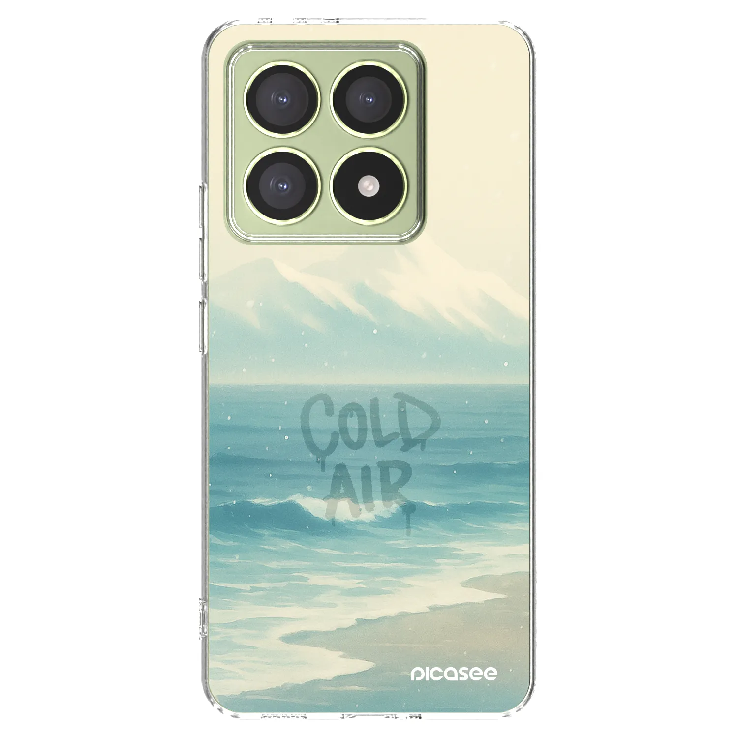 Picasee silikonowe przeźroczyste etui na Xiaomi 14T - COLD AIR