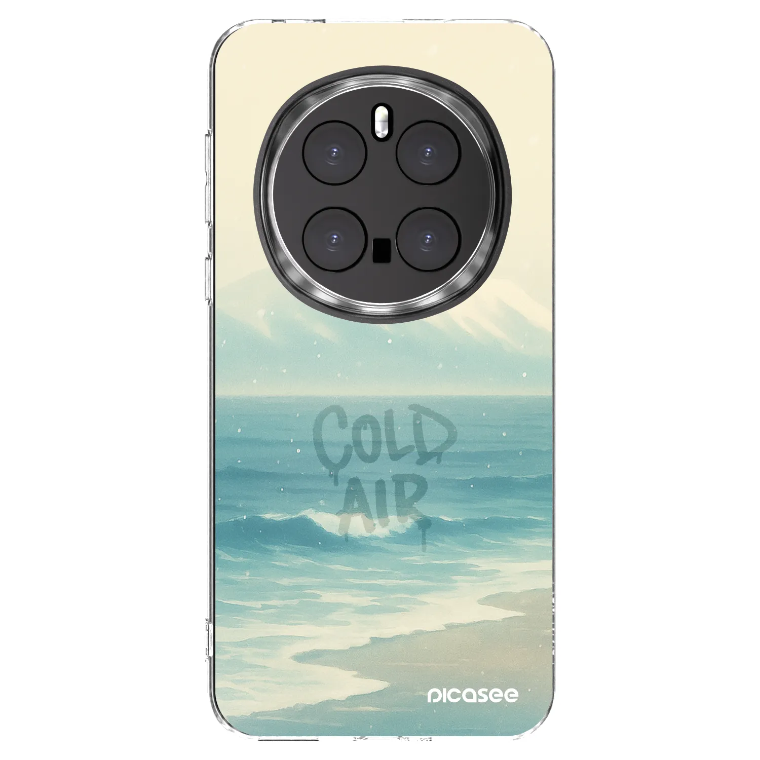 Picasee silikonowe przeźroczyste etui na Honor Magic7 Pro 5G - COLD AIR
