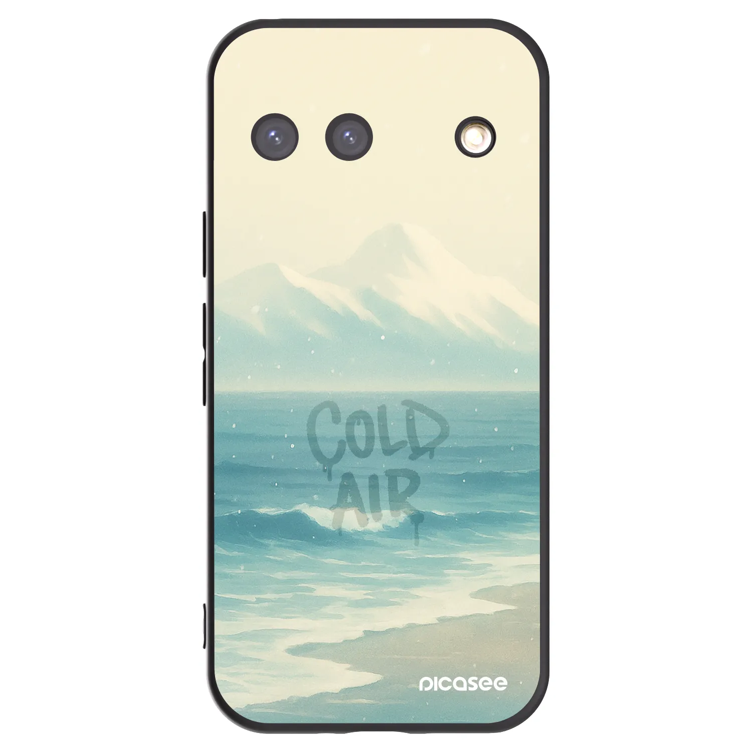 Picasee silikonowe czarne etui na Google Pixel 9 - COLD AIR
