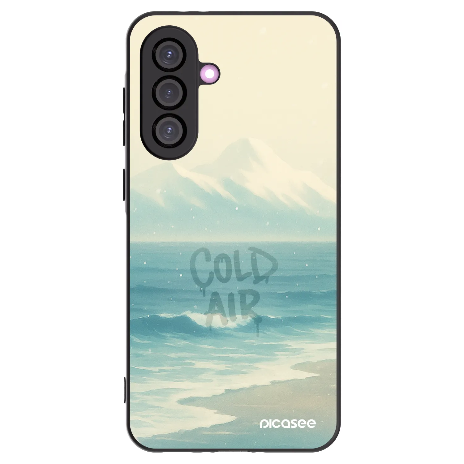 Picasee silikonowe czarne etui na Samsung Galaxy A36 5G - COLD AIR