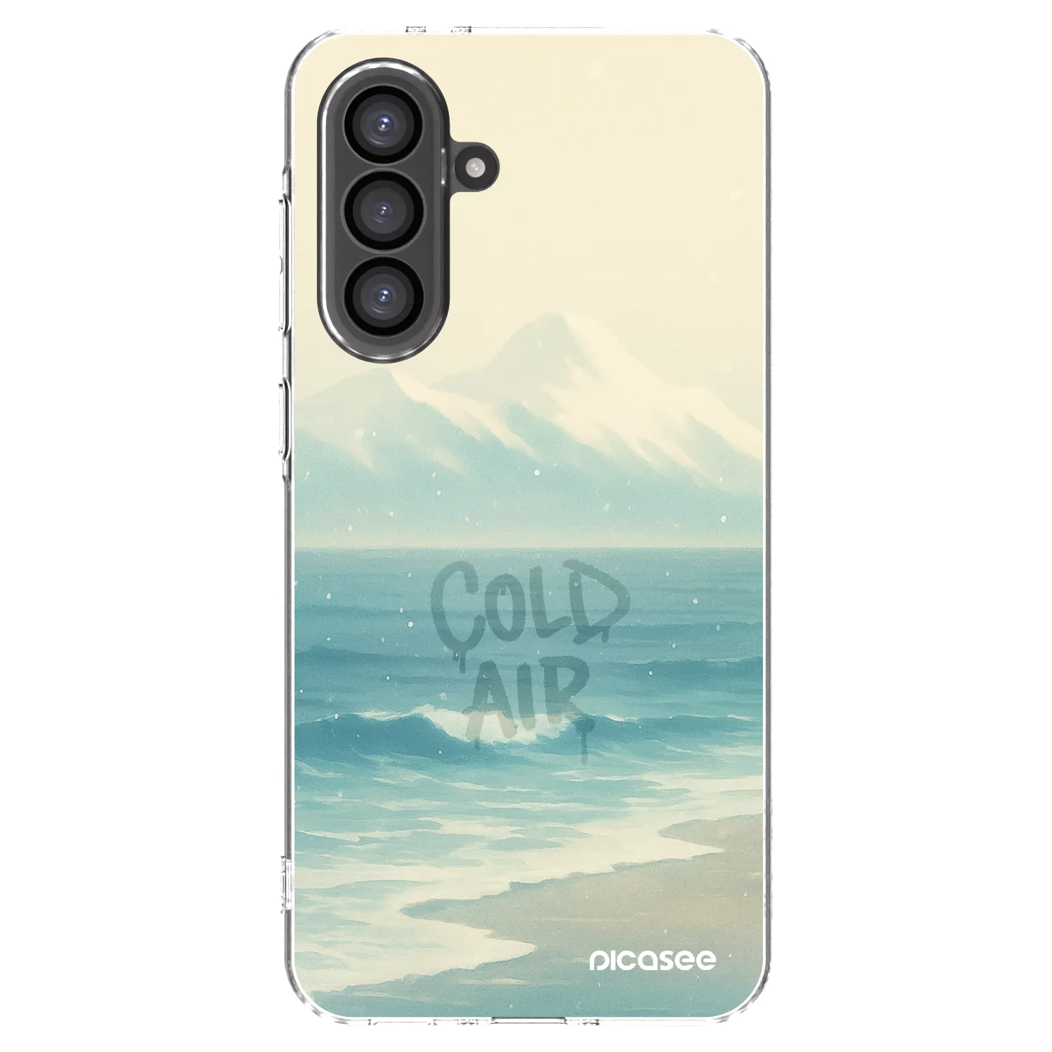 Picasee silikonowe przeźroczyste etui na Samsung Galaxy A36 5G - COLD AIR