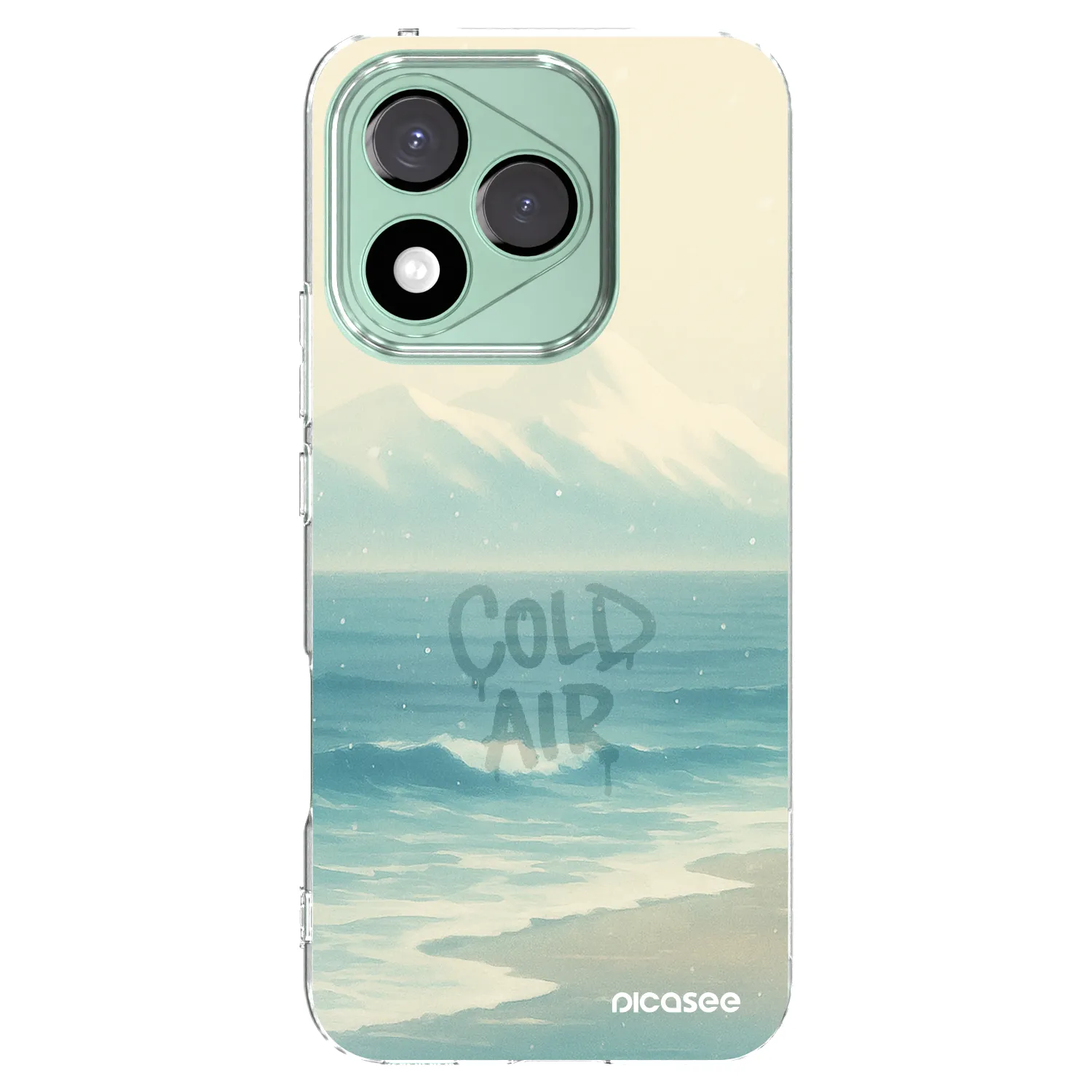 Picasee silikonowe przeźroczyste etui na Honor 400 Lite 5G - COLD AIR
