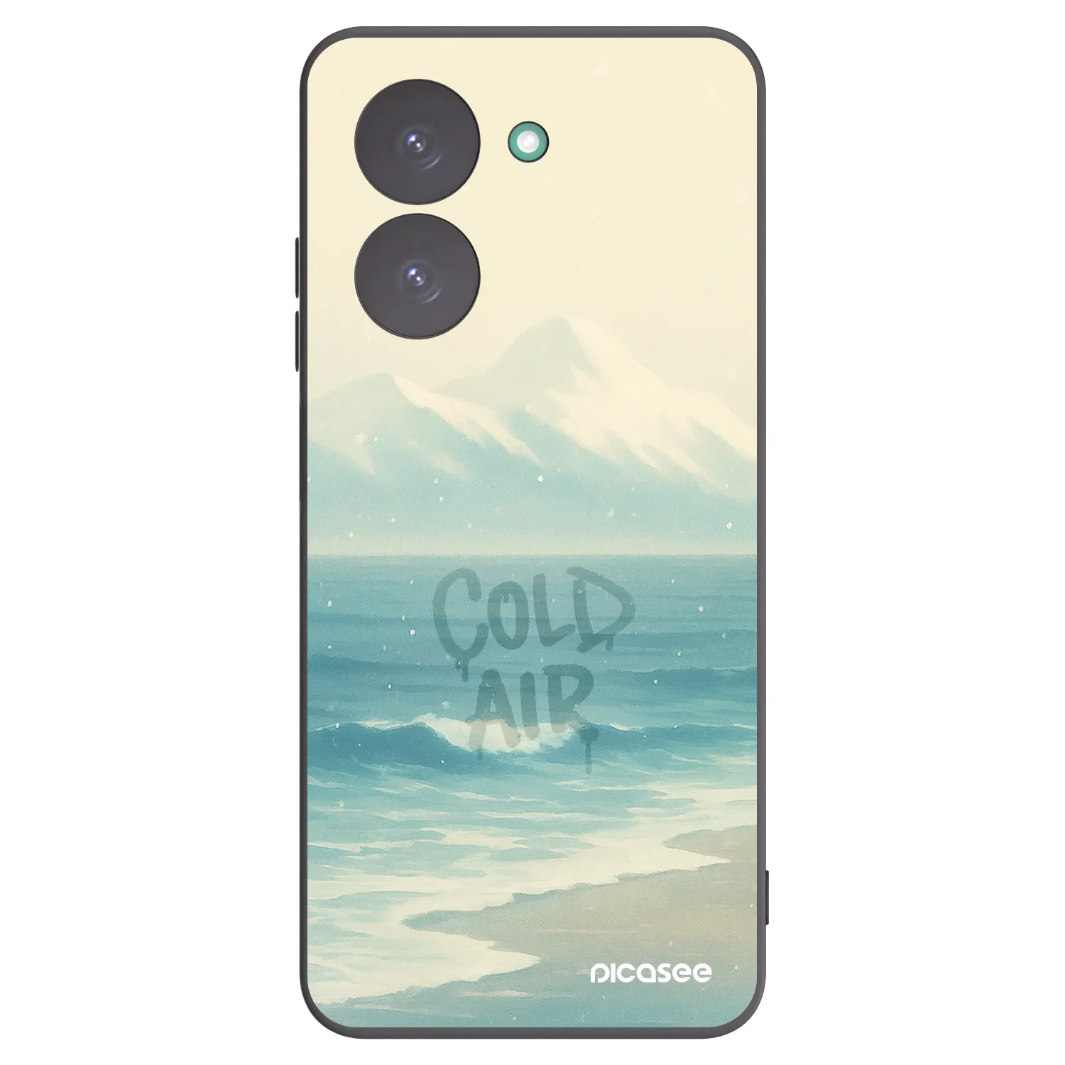 Picasee silikonowe czarne etui na Xiaomi Redmi A5 - COLD AIR