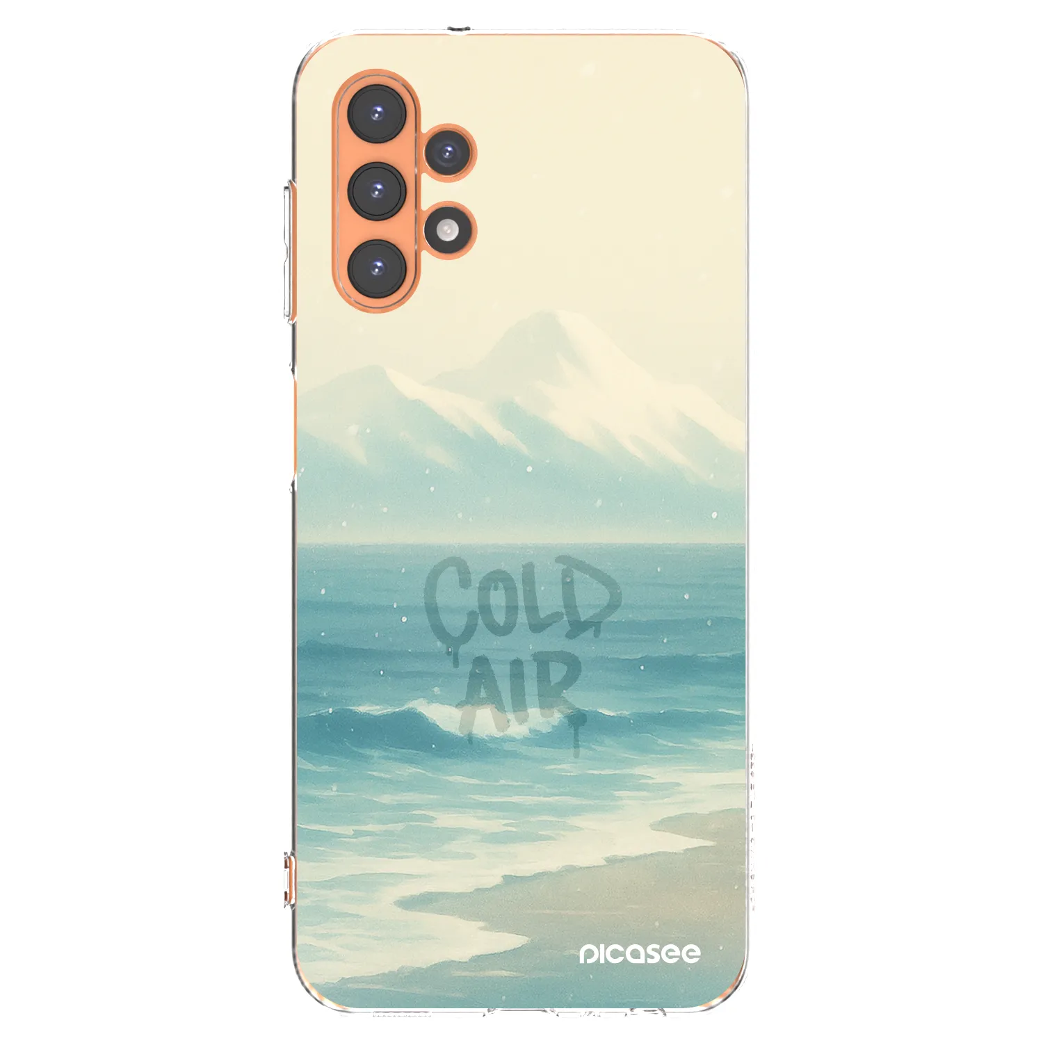 Picasee silikonowe przeźroczyste etui na Samsung Galaxy A13 5G - COLD AIR