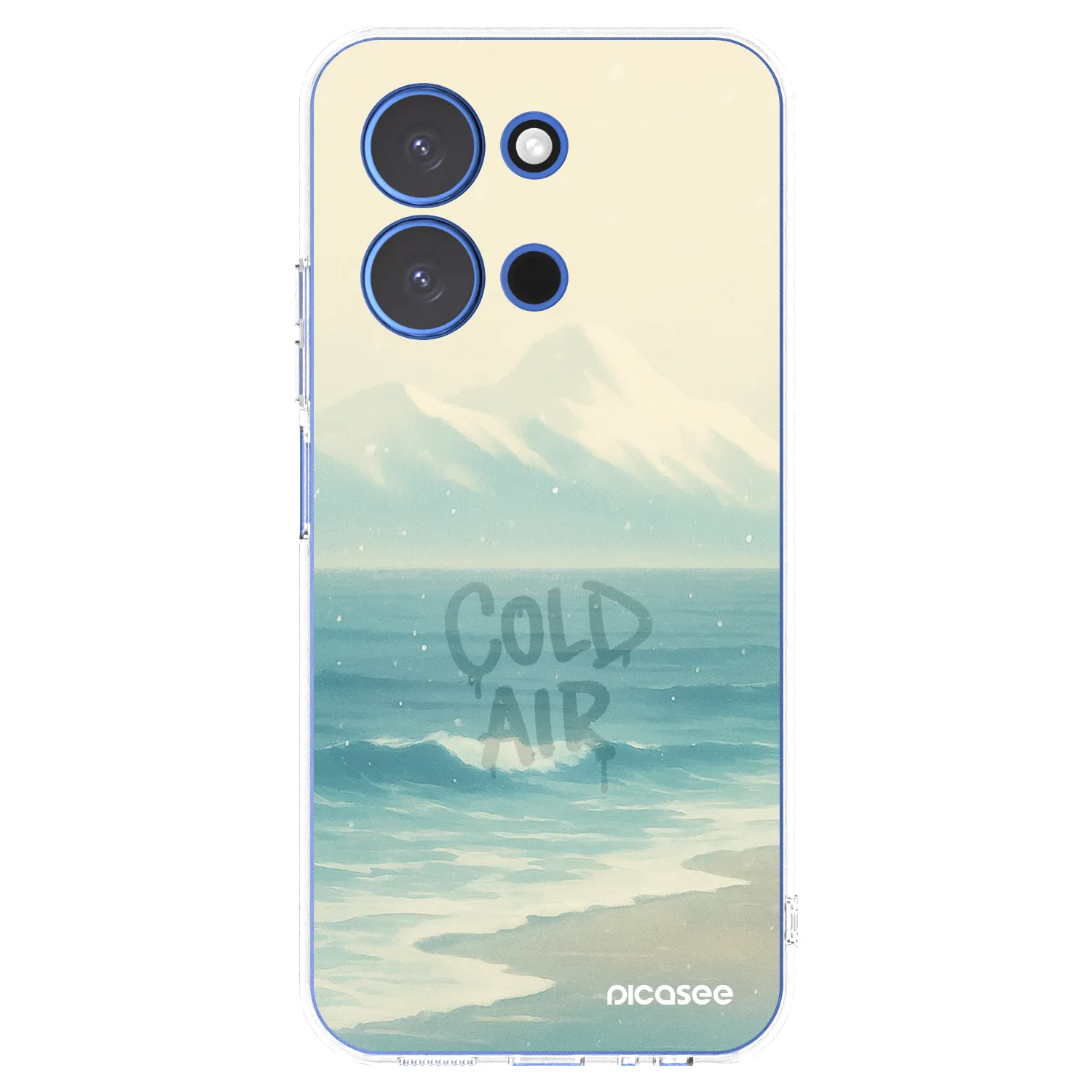 Picasee silikonowe przeźroczyste etui na Xiaomi Redmi 15C 4G - COLD AIR