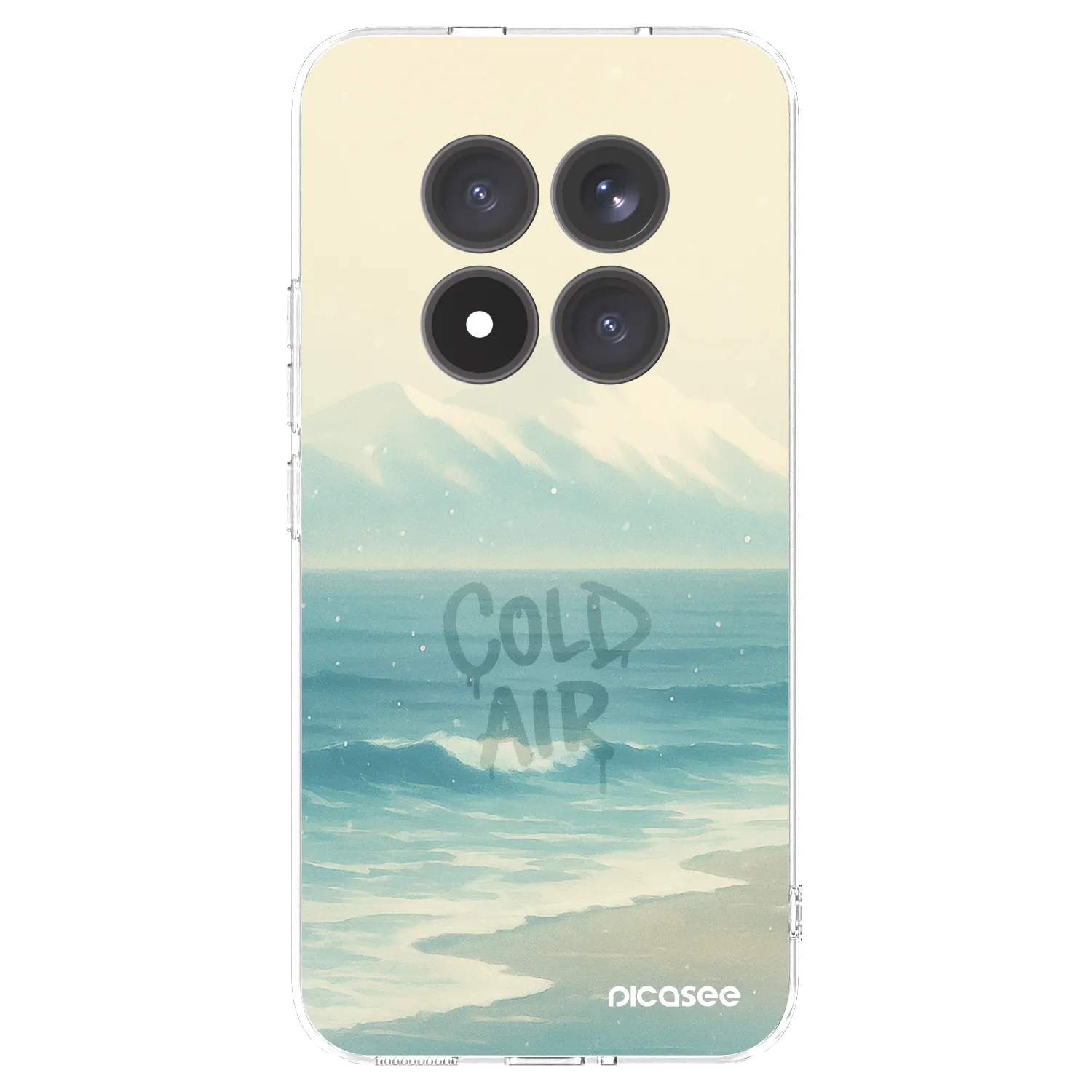 Picasee silikonowe przeźroczyste etui na Xiaomi Redmi Note 15 Pro+ - COLD AIR