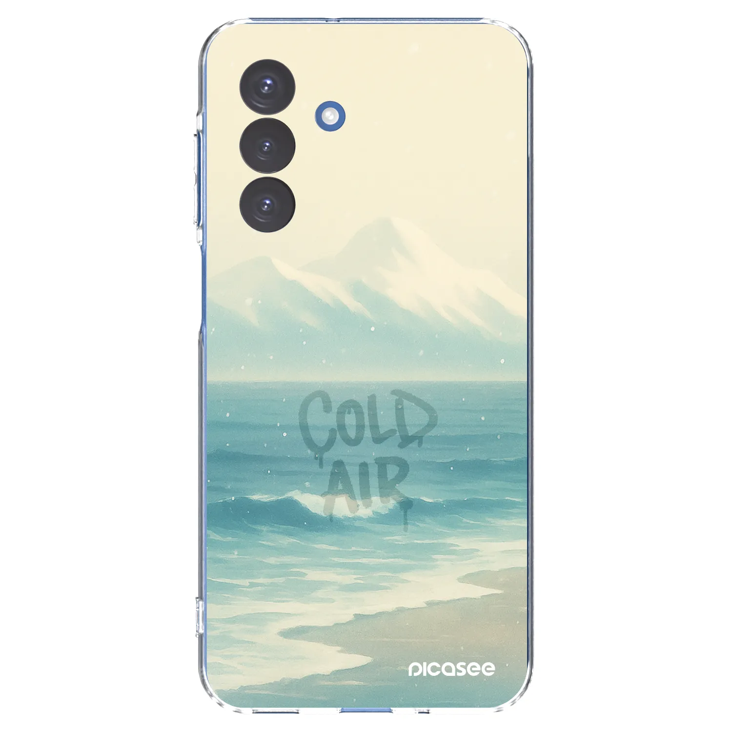 Picasee silikonowe przeźroczyste etui na Samsung Galaxy A17 5G - COLD AIR