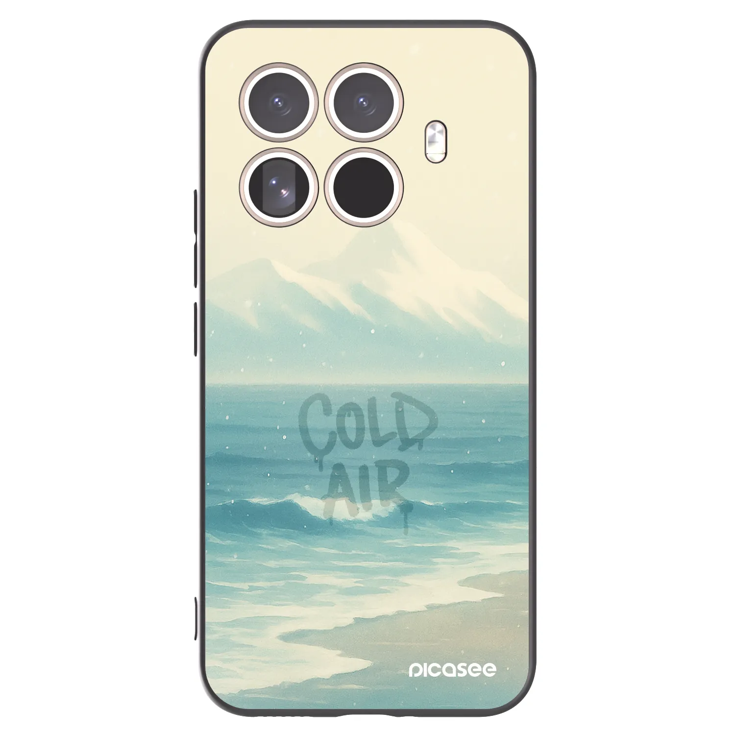 Picasee silikonowe czarne etui na Xiaomi 15T Pro - COLD AIR