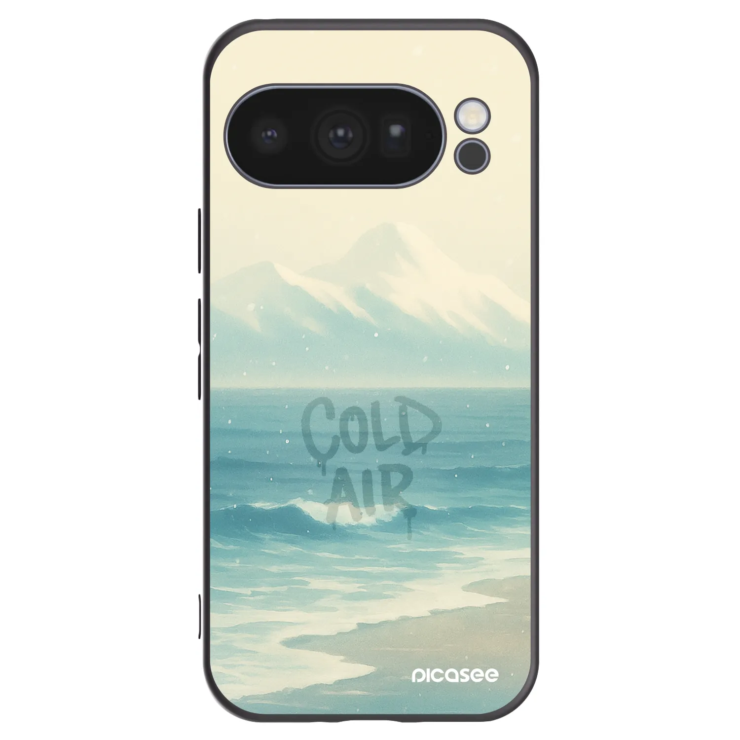 Picasee silikonowe czarne etui na Google Pixel 10 Pro - COLD AIR