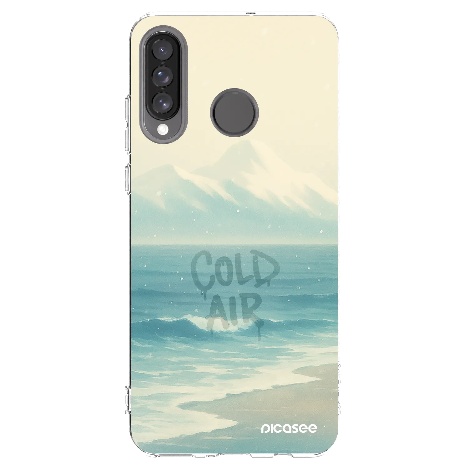 Picasee silikonowe przeźroczyste etui na Huawei P30 Lite - COLD AIR