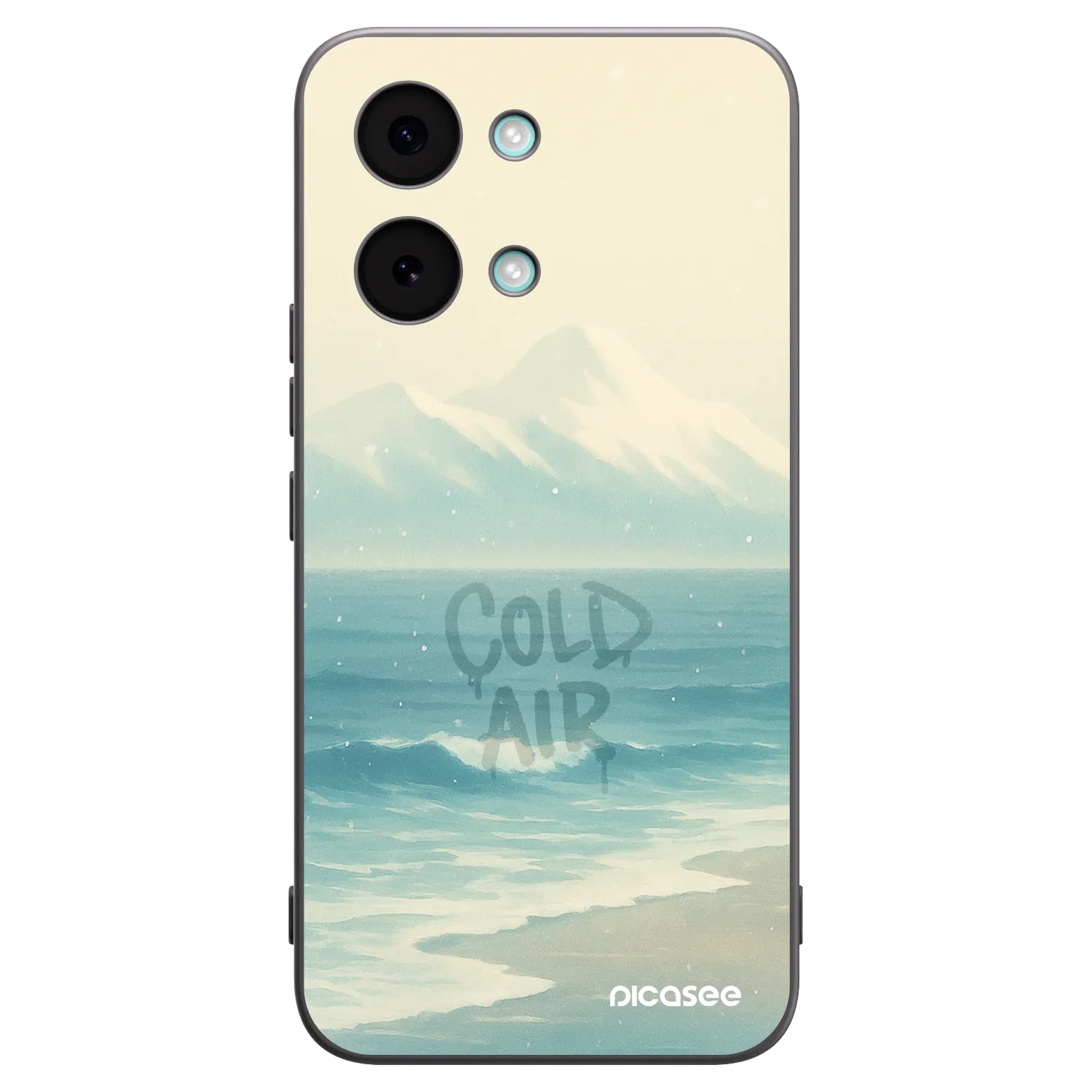 Picasee silikonowe czarne etui na Xiaomi Poco X8 Pro Max - COLD AIR